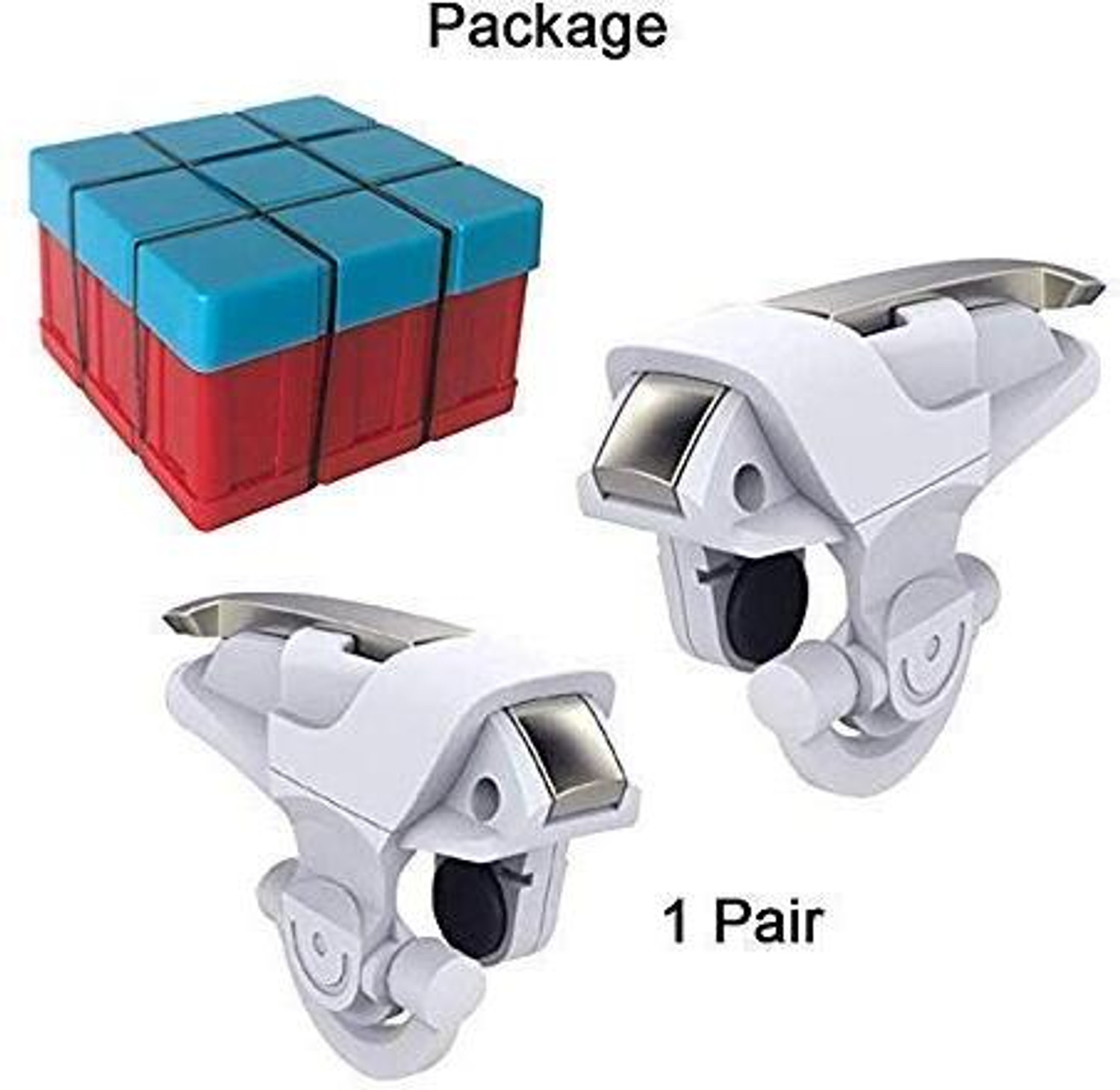 Image of Expresscraft White Shark Mobile Pubg Trigger Shooting Games Like Free Gaming Accessory Kit Gaming Accessory Kit