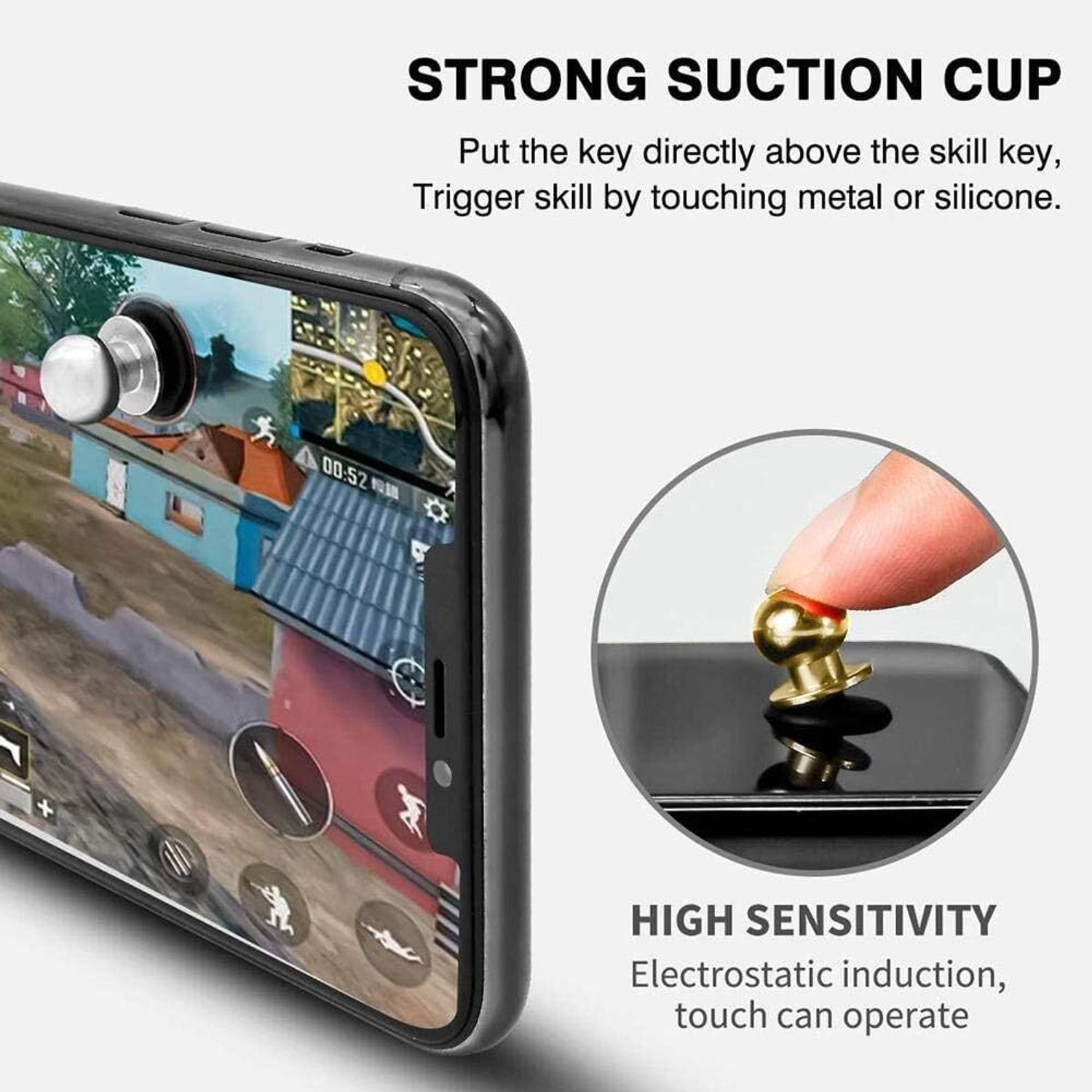 Image of Expresscraft White Shark Mobile Pubg Trigger Shooting Games Like Free Gaming Accessory Kit Gaming Accessory Kit