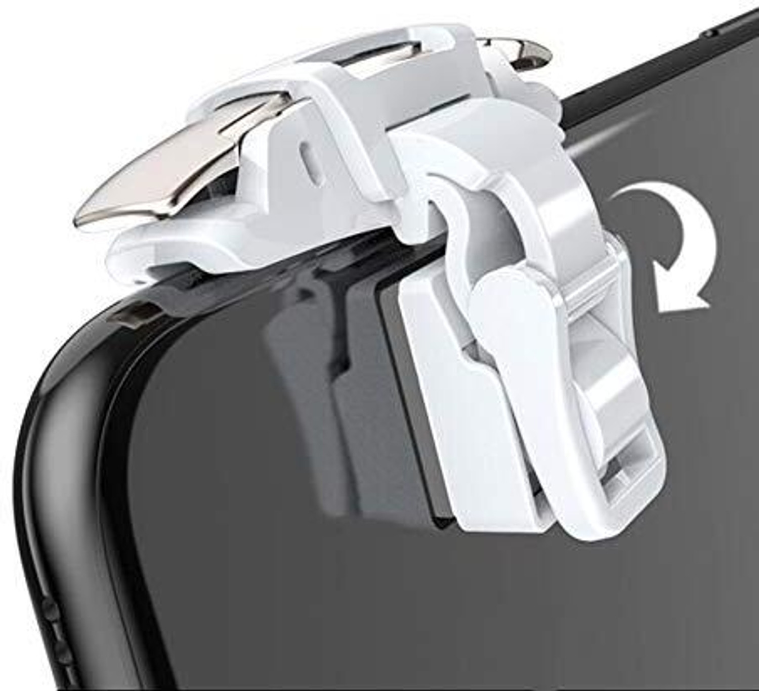 Image of Expresscraft White Shark Mobile Pubg Trigger Shooting Games Like Free Gaming Accessory Kit Gaming Accessory Kit