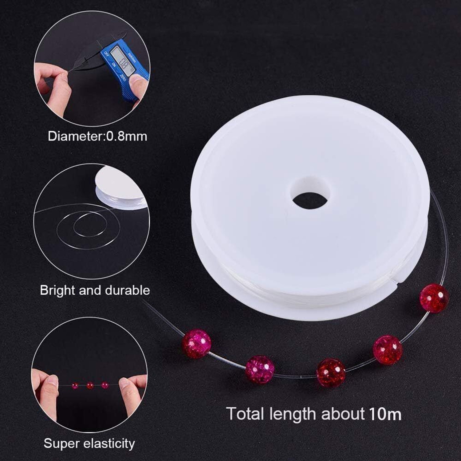 Image of shopping mart Beads for Kids Children's Jewelry DIY Bracelets Necklace Making Kit Craft Kits