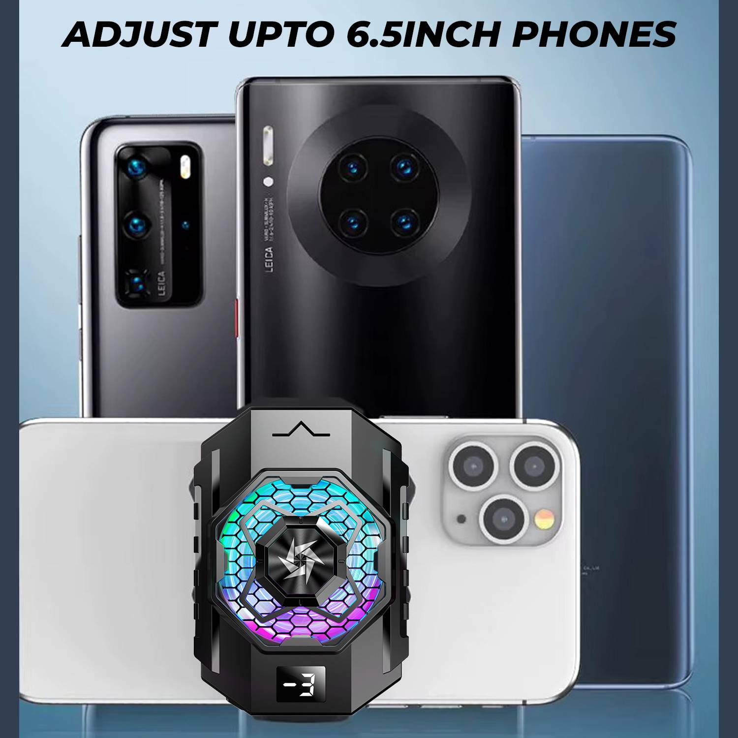WRADER SL31 Phone Cooling Gadget for Mobiles Heat Protection Ergonomic Cooling Pad