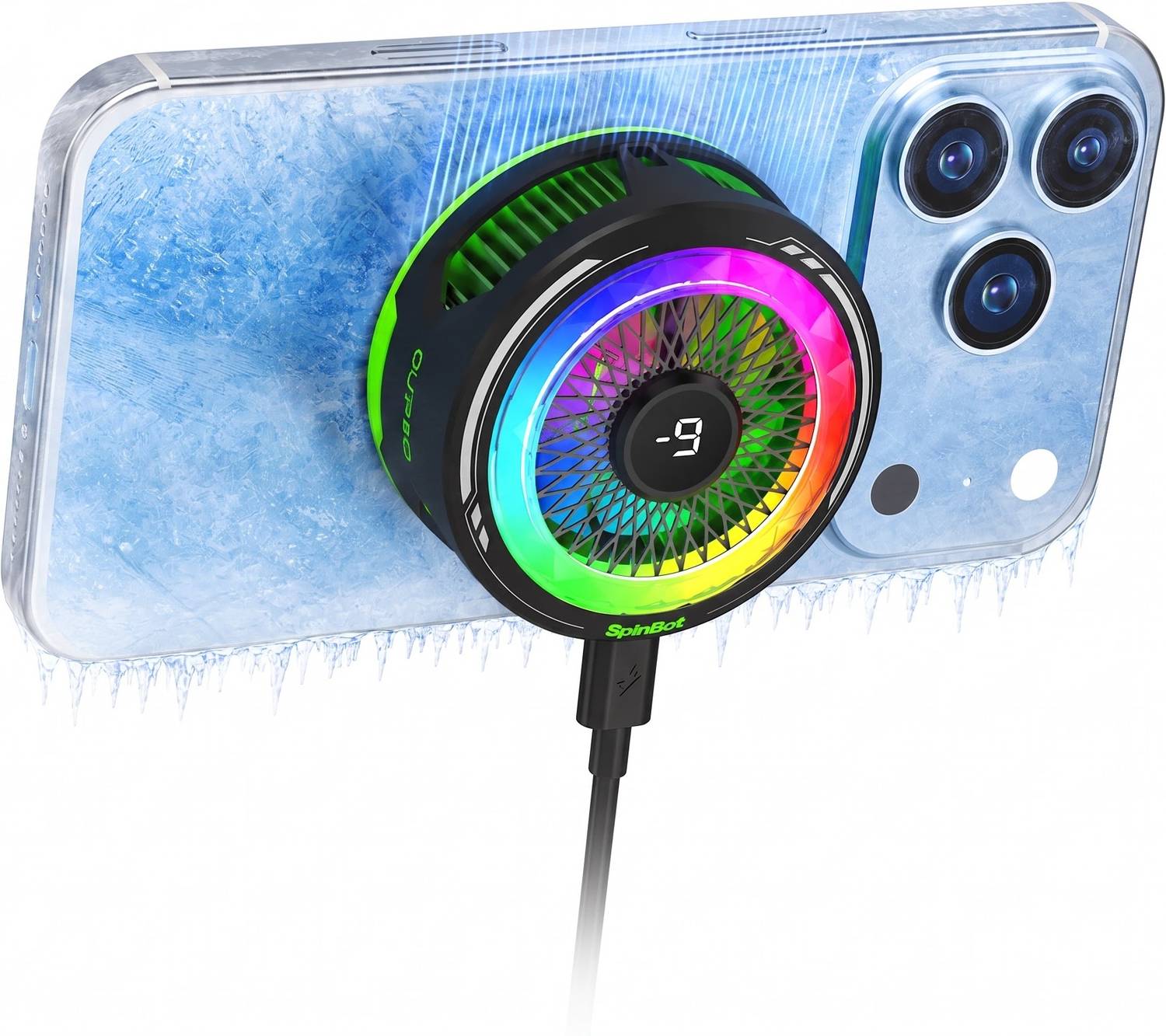SpinBot IceDot MAG V2 20W Magnetic Mobile Cooler - Image 1