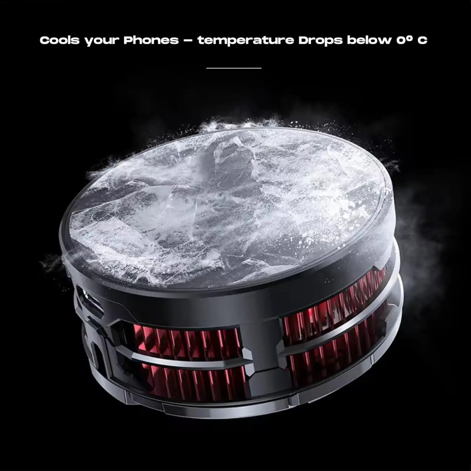 Image of FITRIC Magnetic Mobile Phone Cooler RGB Gaming Cooling Fan for Android iOS Gaming Accessory Kit