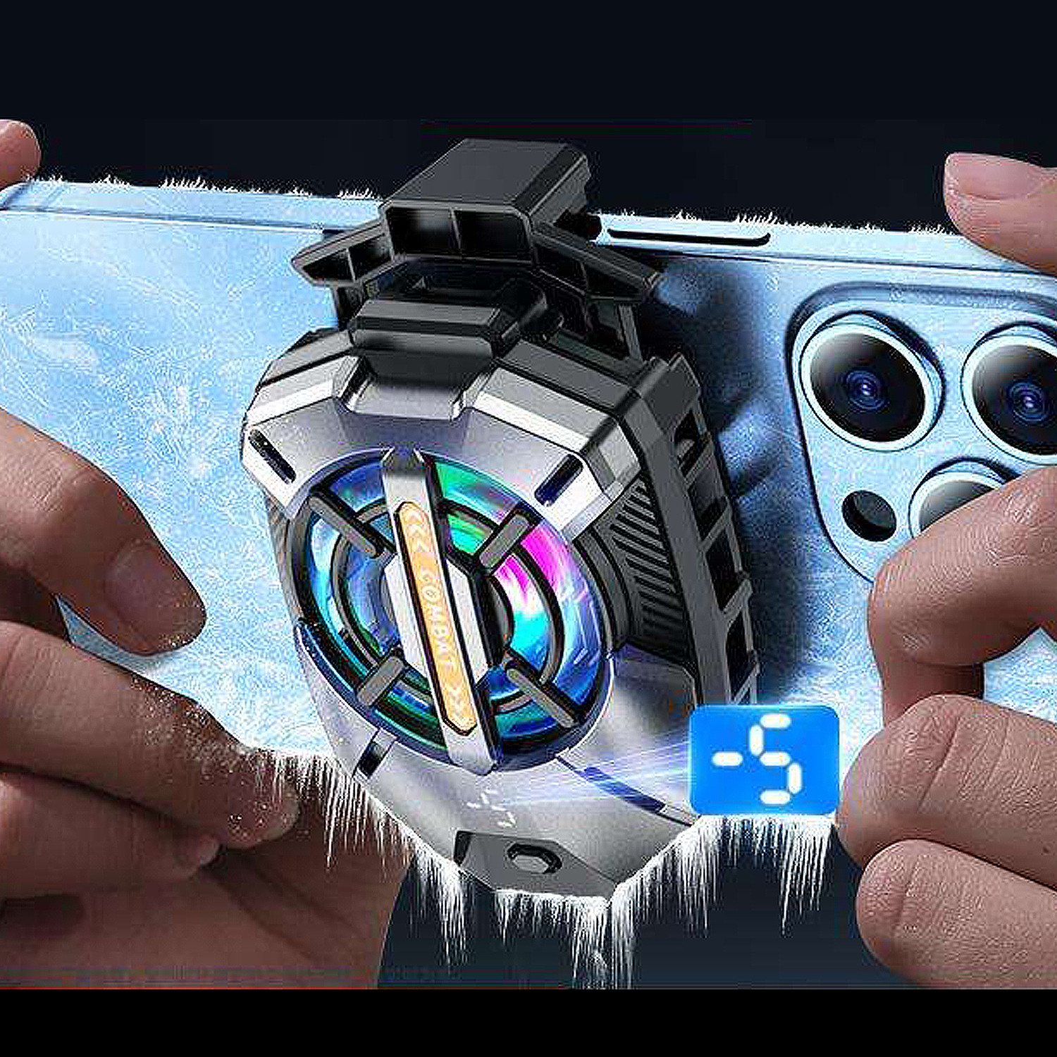 Image of WRADER Mobile Gaming Cooler for Long Gaming Sessions and Filming Gaming Accessory Kit