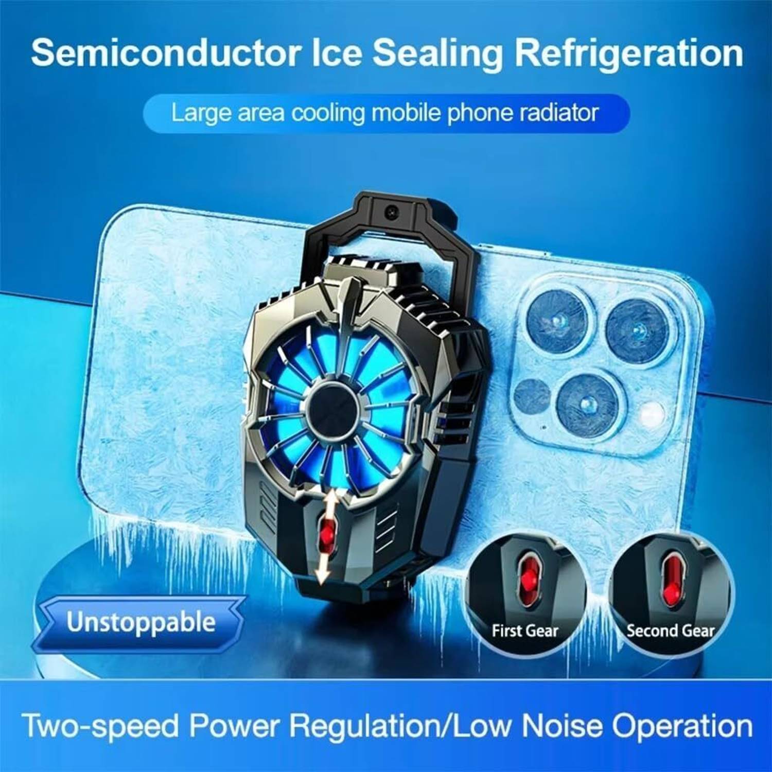 Gmrhub X20 Pro 2 Fan Ergonomic Cooling Pad - Image 3
