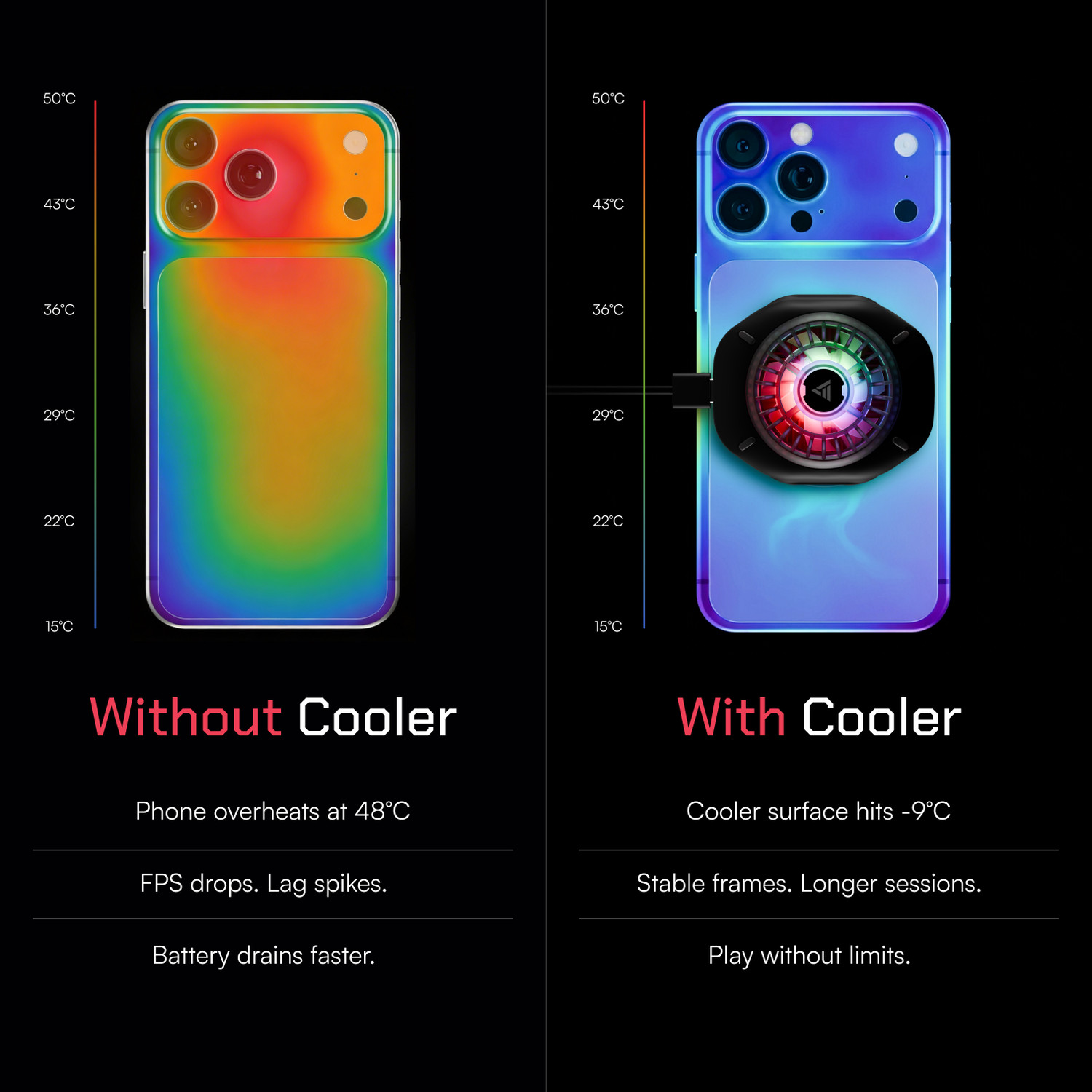 Image of Vero Forza Arctic V4 Mobile Gaming Cooler Gaming Accessory Kit