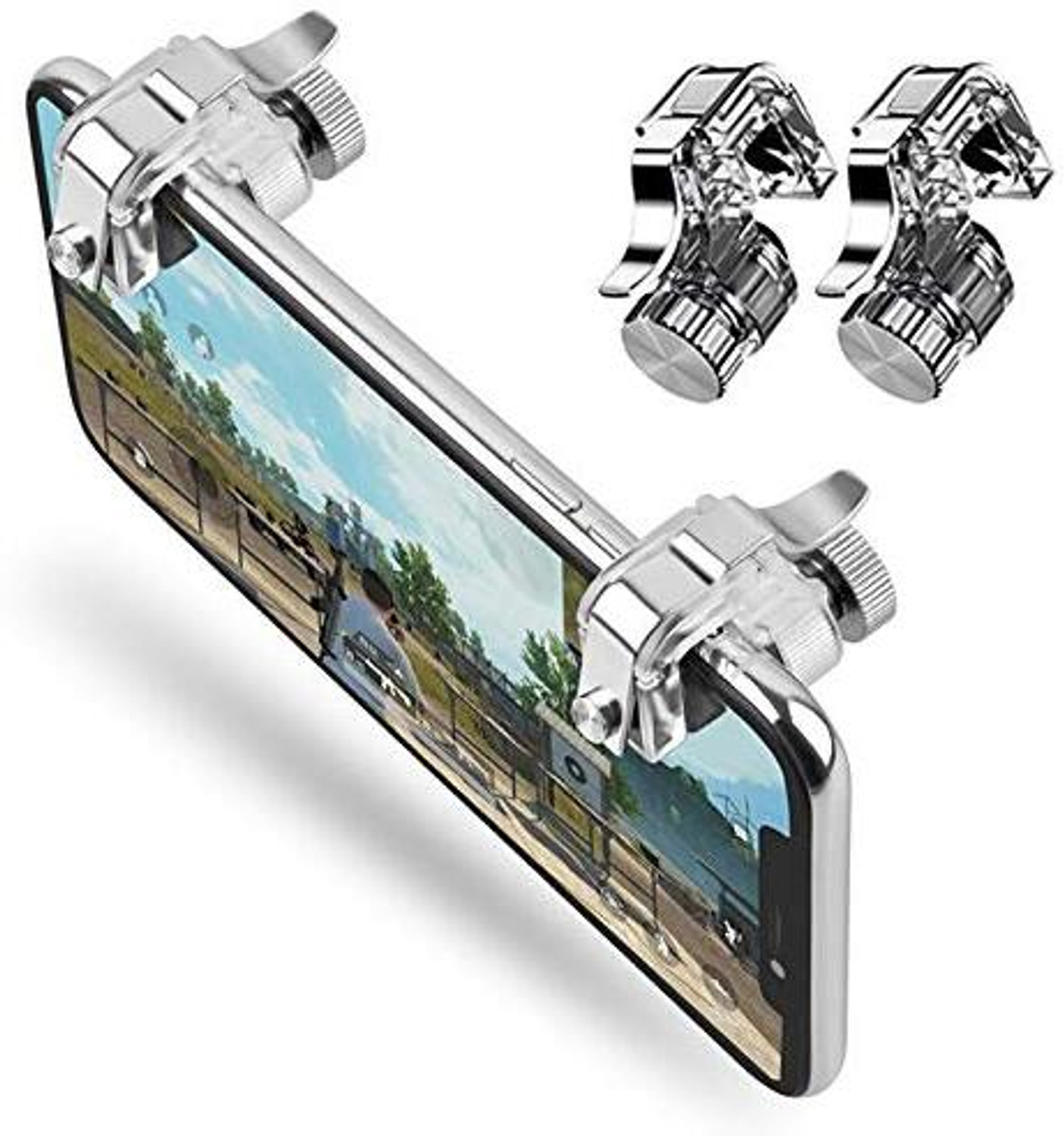 Image of GENIUSGRAWTH Heavy Trigger Conductive Mobile Gaming Triggers & All Android Gaming Accessory Kit
