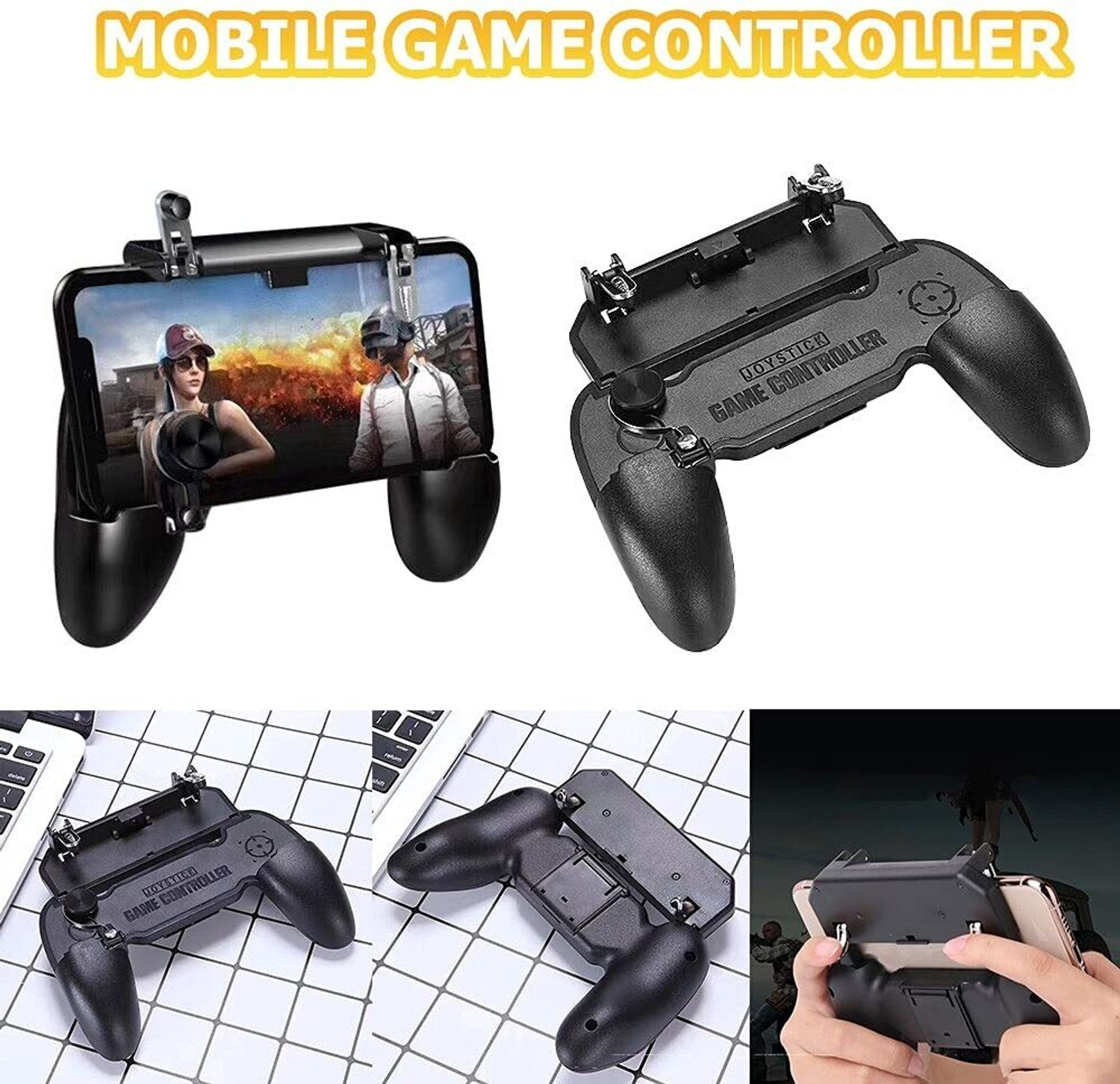 Image of Shivaansh Mobile Game Controller with L1 R1 Triggers | 360 Joystick Gaming Handle Gaming Accessory Kit