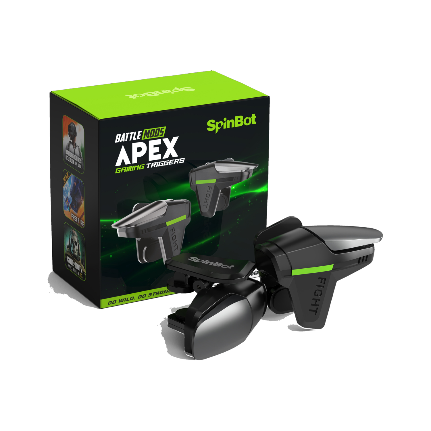 SpinBot BattleMods Apex Mobile Gaming Trigger for BGMI, PUBG, COD, - Image 1