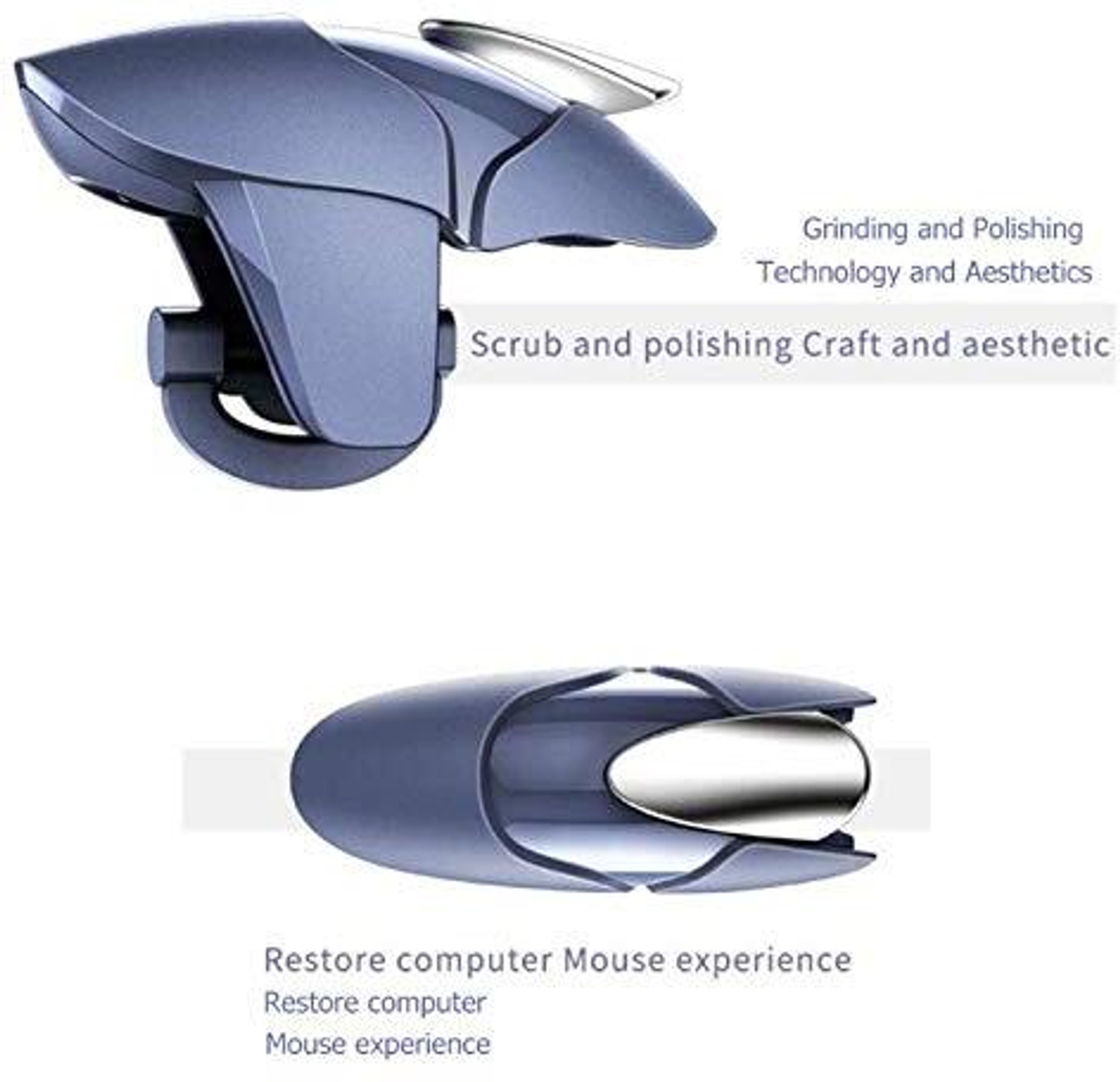 Image of GENIUSGRAWTH Heavy Trigger Conductive Mobile Gaming Triggers & All Android Gaming Accessory Kit