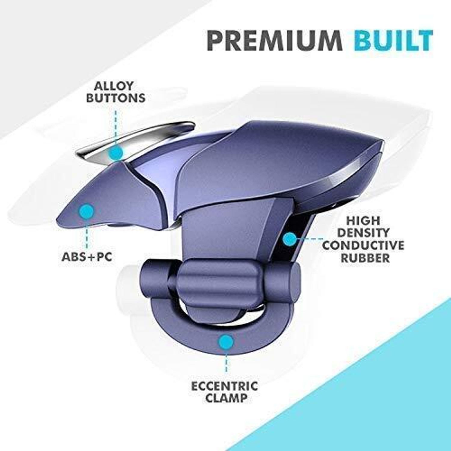 Image of Expresscraft White Shark Mobile Pubg Trigger Shooting Games Like Free Gaming Accessory Kit Gaming Accessory Kit