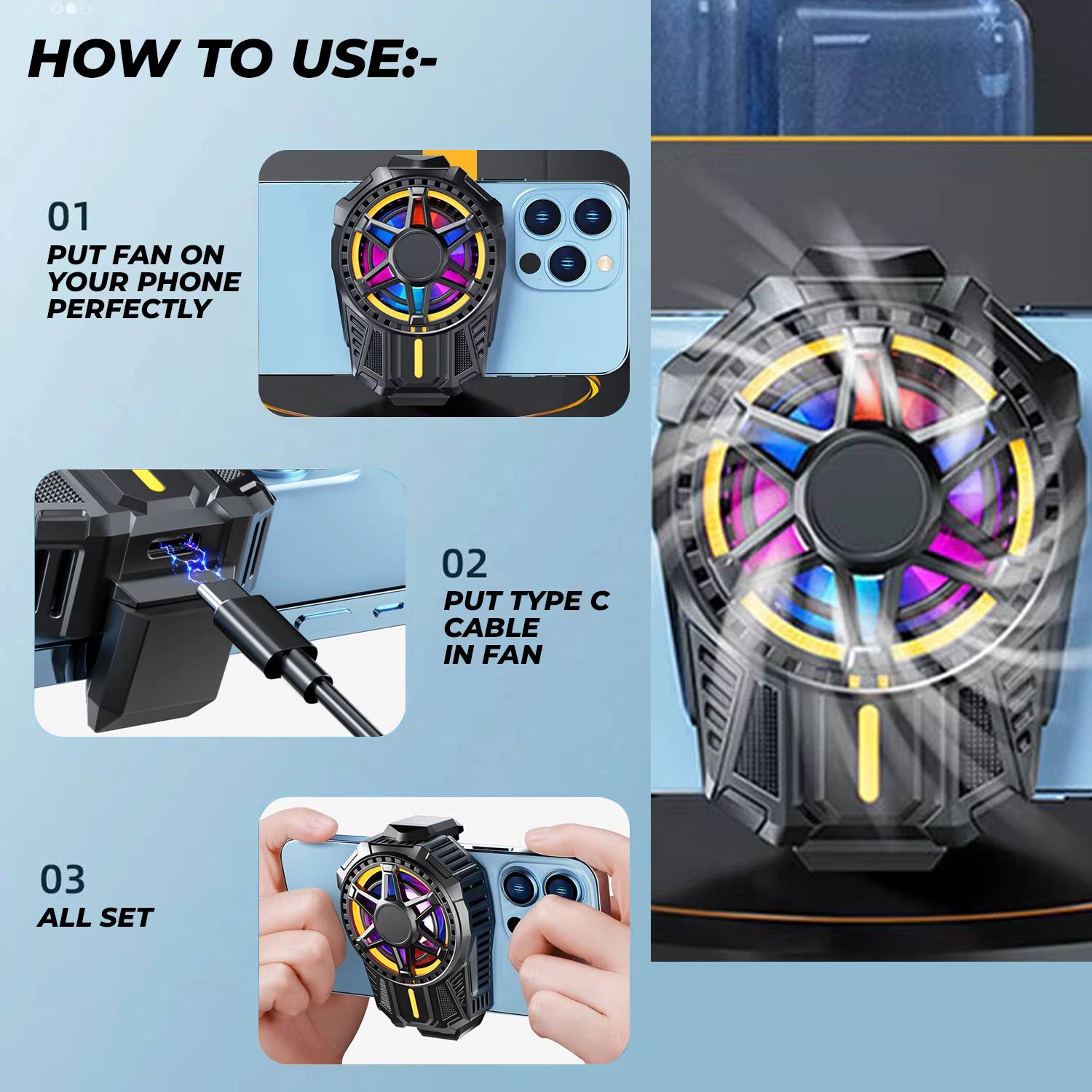 MOBIZAC Mobile Cooler for Gaming - Image 5