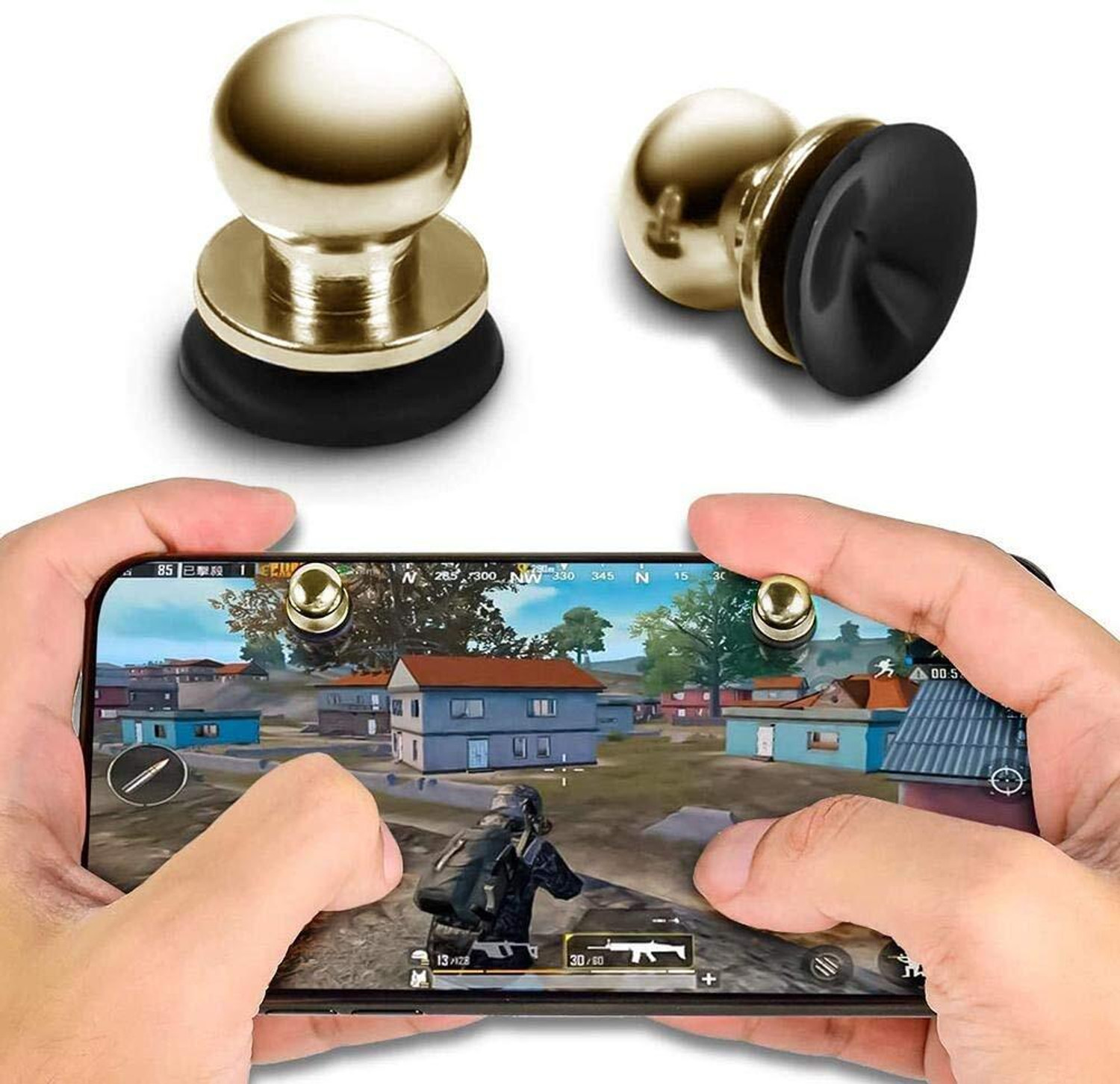 Image of GENIUSGRAWTH Heavy Trigger Conductive Mobile Gaming Triggers & All Android Gaming Accessory Kit