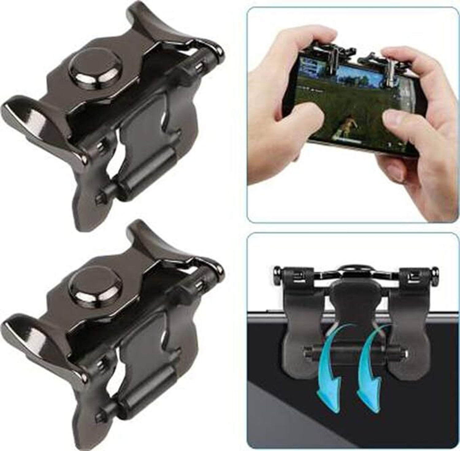 Image of GENIUSGRAWTH Heavy Trigger Conductive Mobile Gaming Triggers & All Android Gaming Accessory Kit