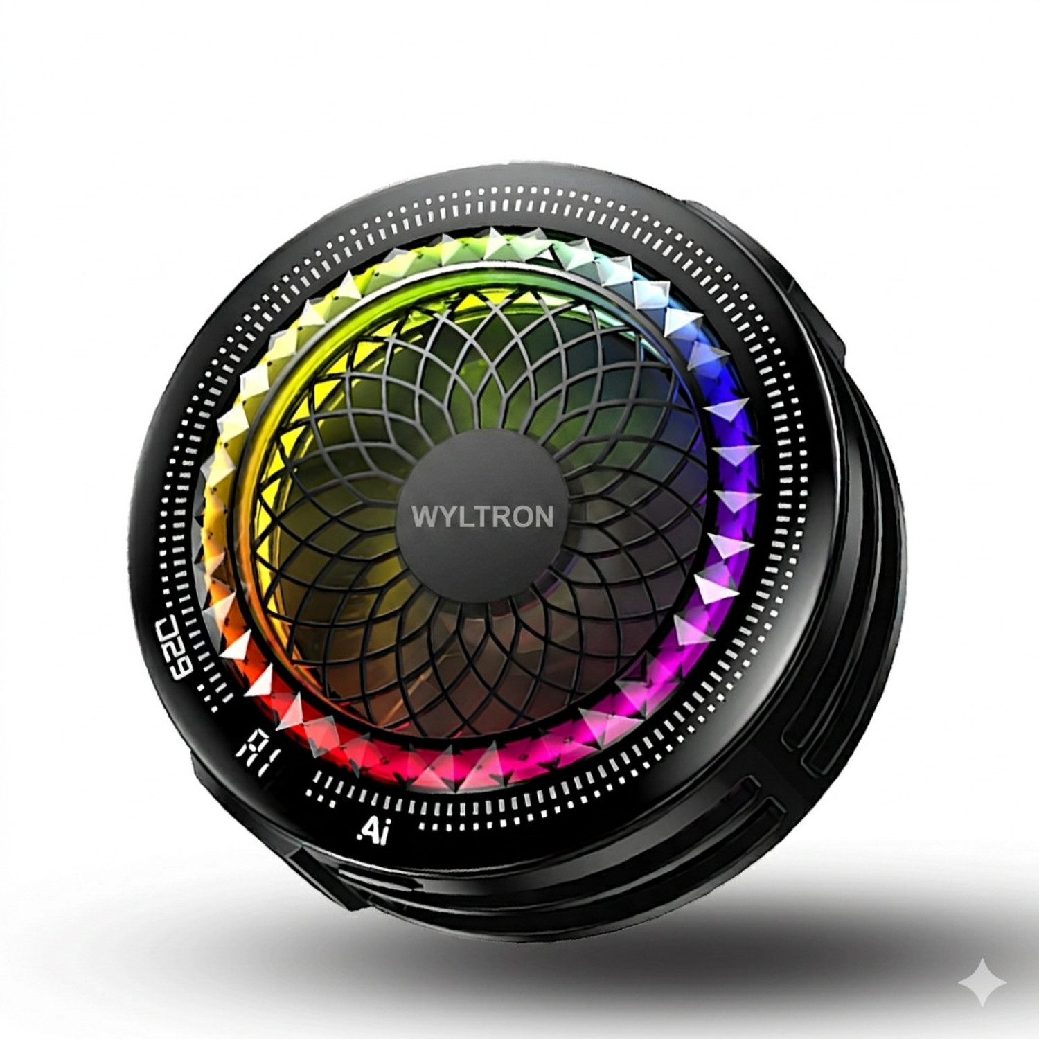 Image of Wyltron Gaming Mobile. Semiconductor Cooling Fan with RGB Light, Clip Phone Cooler Gaming Accessory Kit