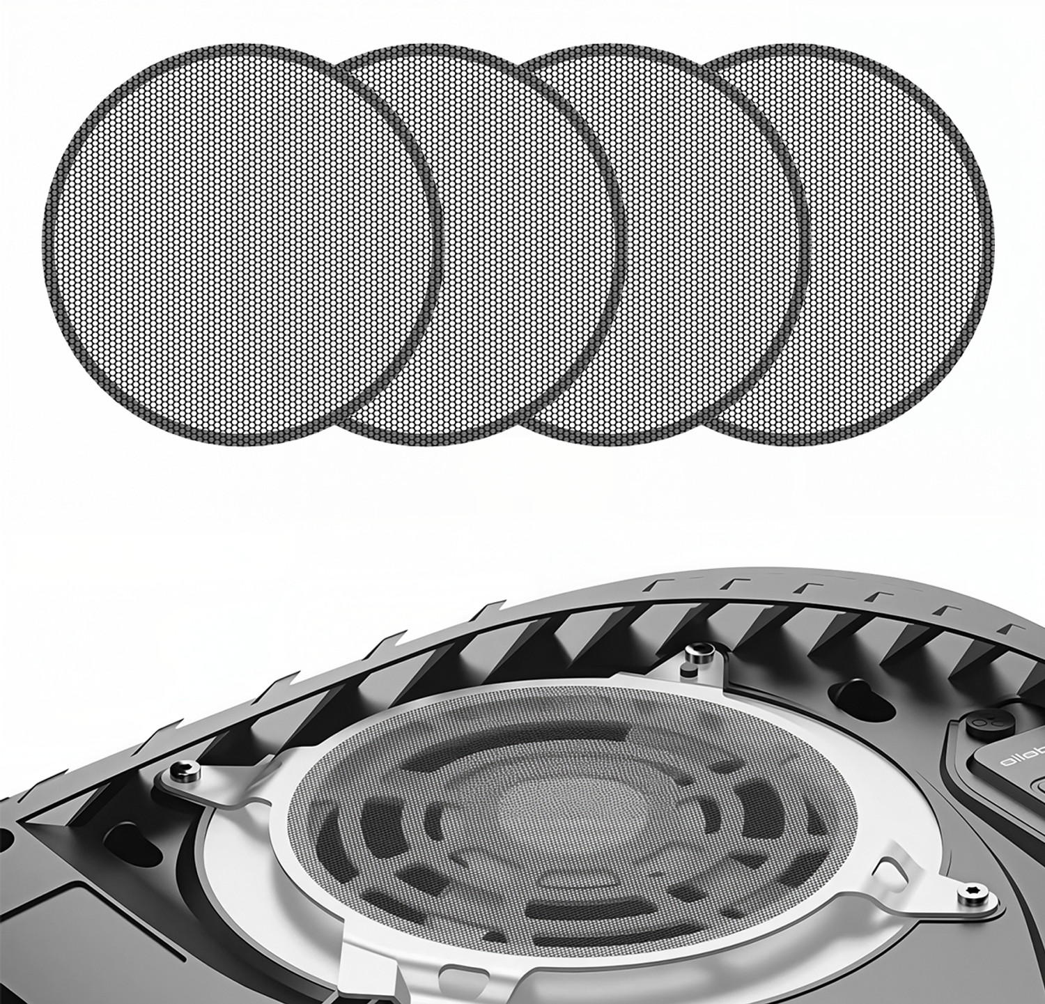 Image of Zorbes PS5 Console Dust Filter Mesh Cover Set Anti Dust Protective Vent Covers Gaming Accessory Kit