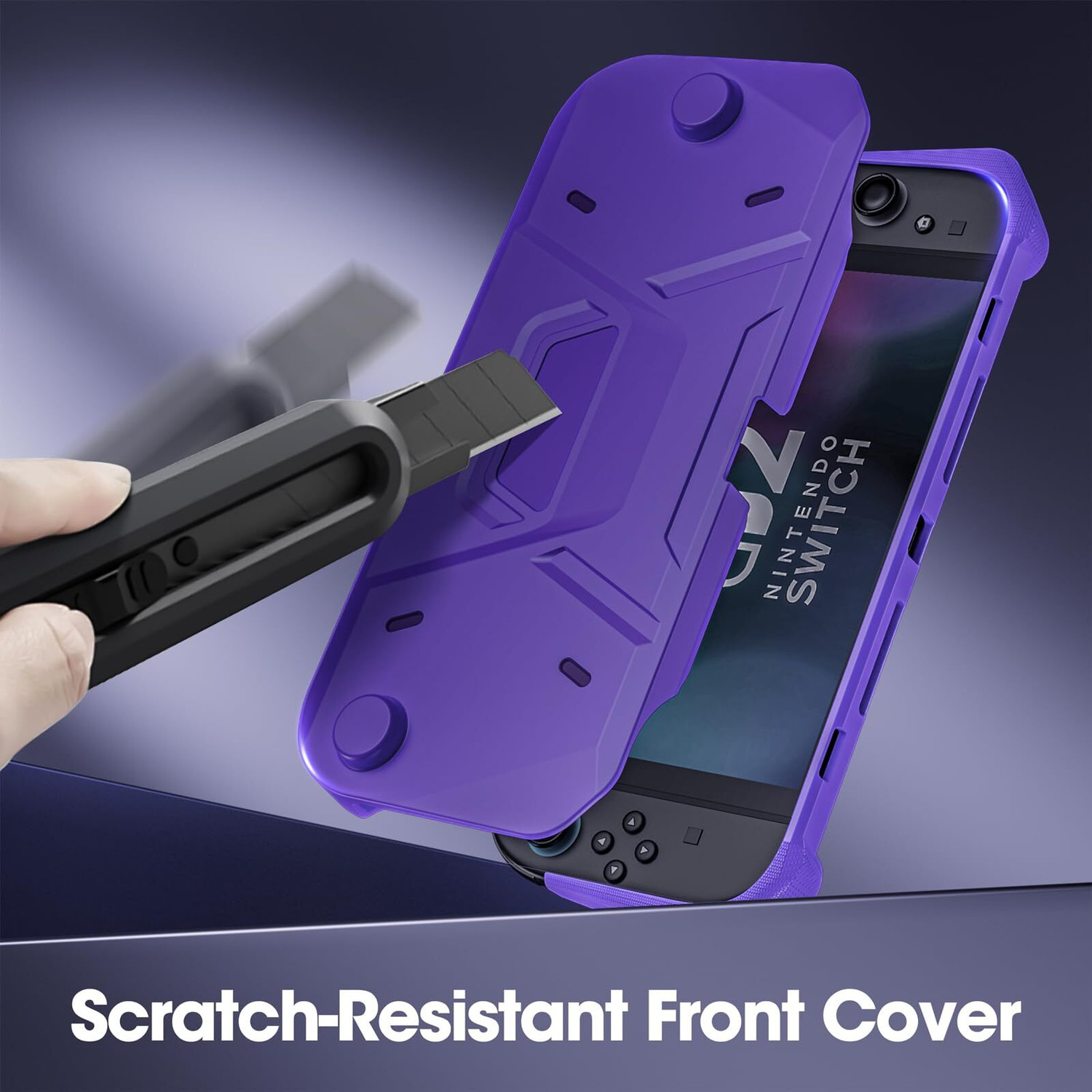 Image of OIVO INDIA Protective Case for Nintendo Switch 2 (2025), PC Front Cover + TPU Soft Back Gaming Accessory Kit