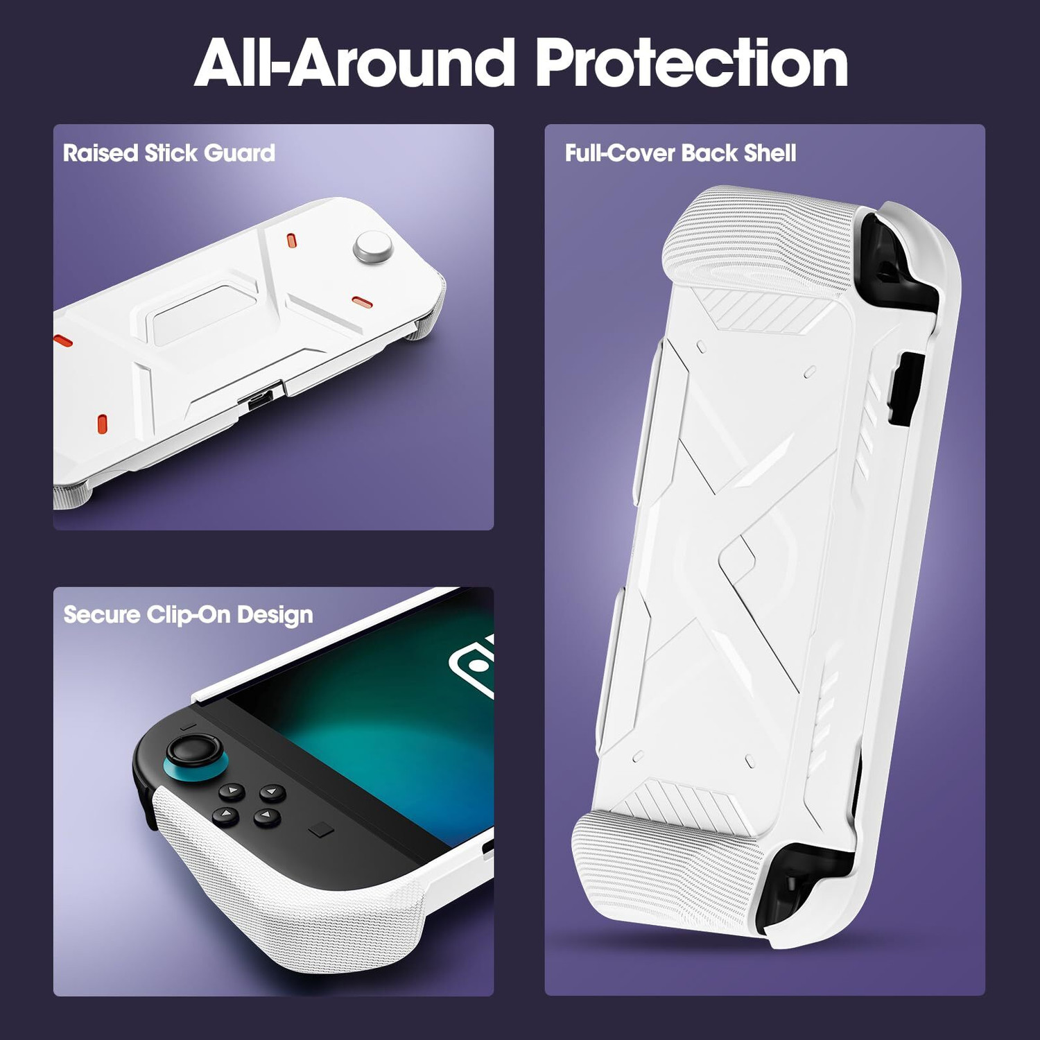 Image of OIVO INDIA Protective Case for Nintendo Switch 2 (2025), PC Front Cover + TPU Soft Back Gaming Accessory Kit