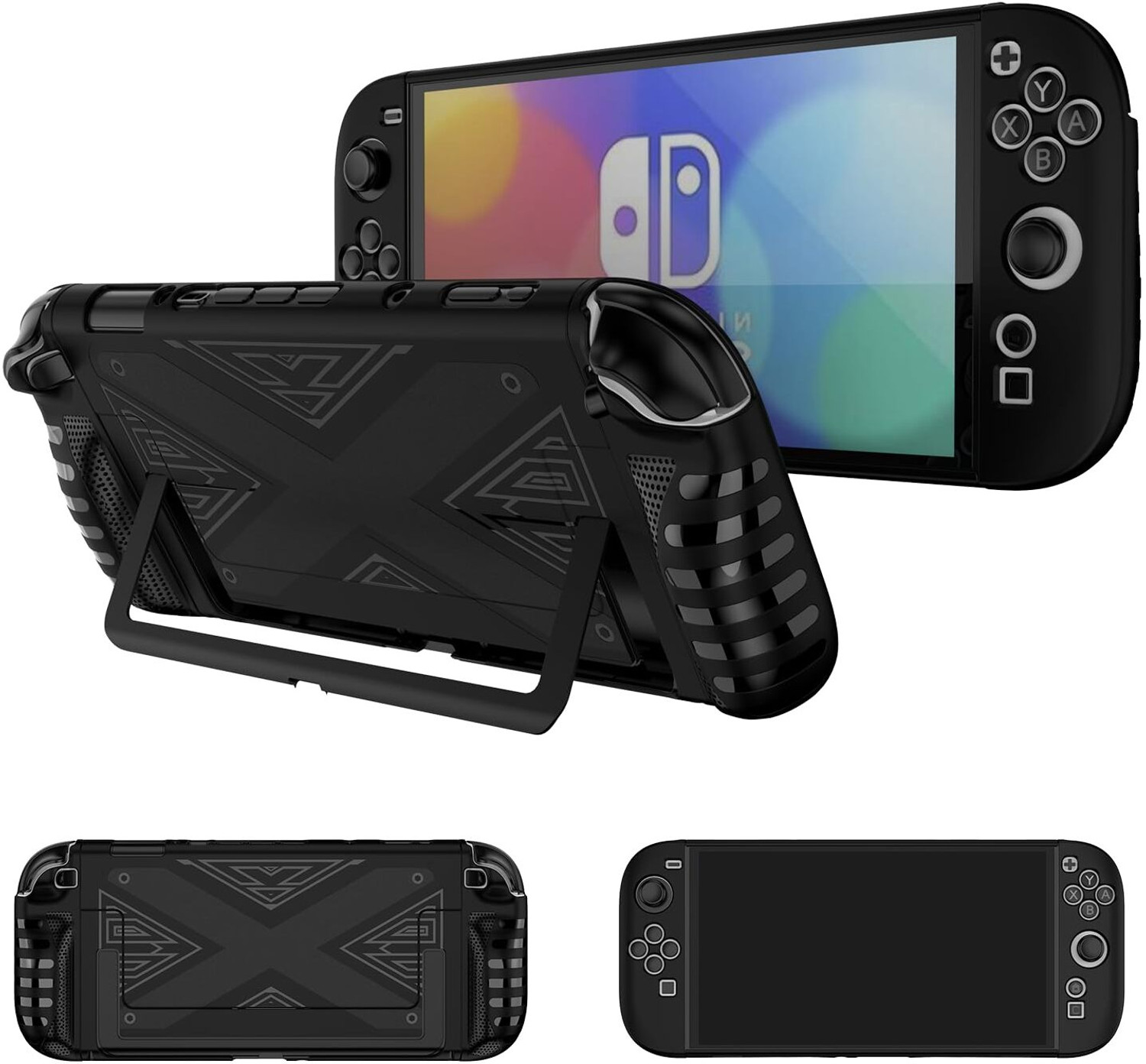 Image of OIVO INDIA Hard Shock-Absorption Protective Case (Pack of 2) for Nintendo Switch 2 (2025) Gaming Accessory Kit