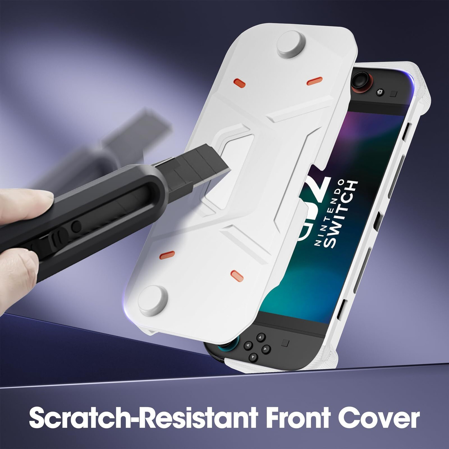 Image of OIVO INDIA Protective Case for Nintendo Switch 2 (2025), PC Front Cover + TPU Soft Back Gaming Accessory Kit