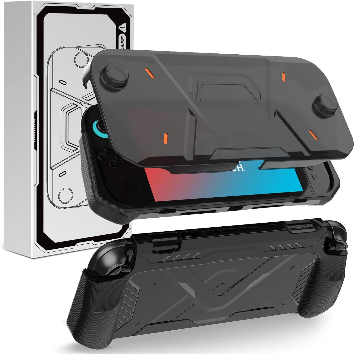 Image of OIVO INDIA Protective Case for Nintendo Switch 2 (2025), PC Front Cover + TPU Soft Back Gaming Accessory Kit
