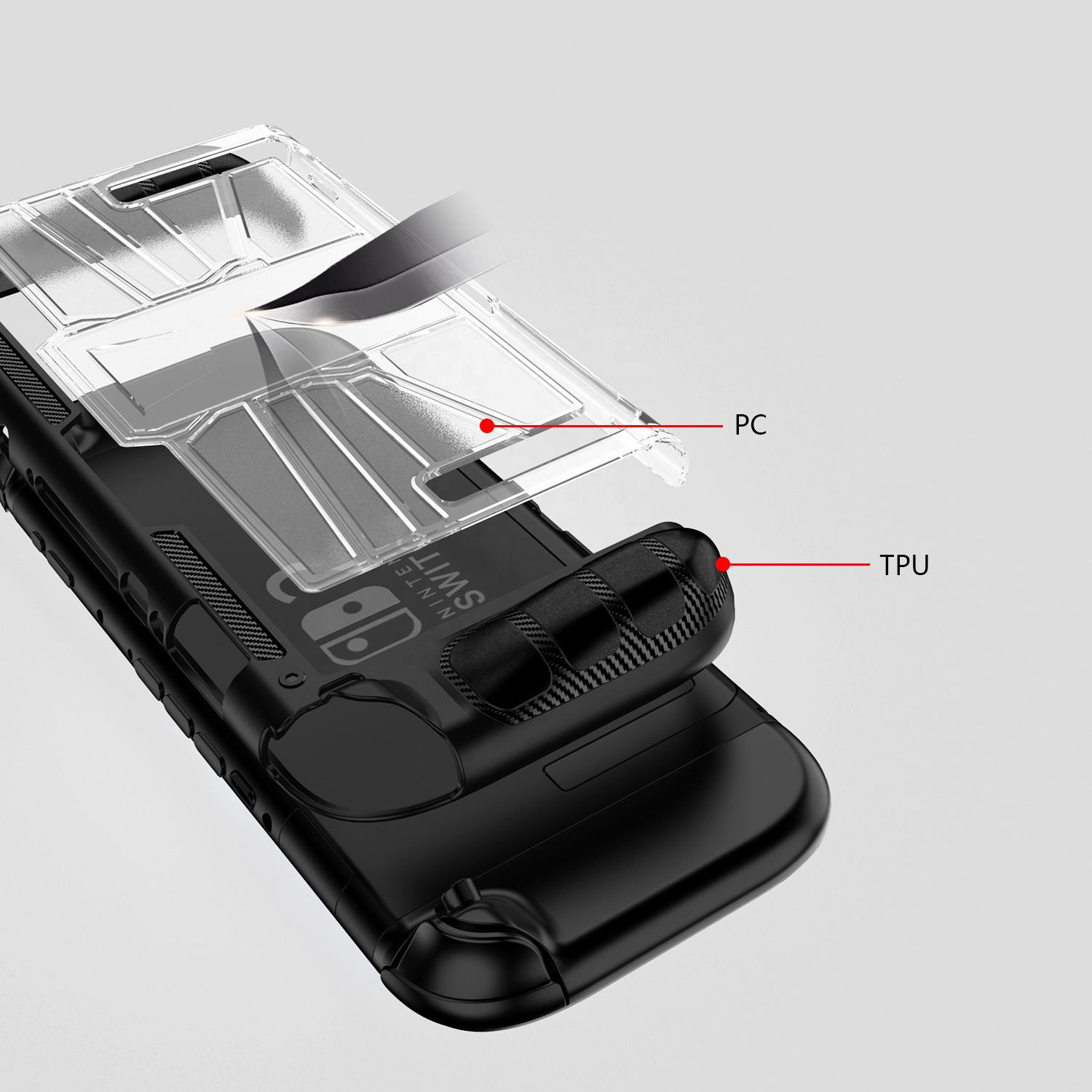 Image of OIVO INDIA Hard Shock-Absorption Protective Case (Pack of 2) for Nintendo Switch 2 (2025) Gaming Accessory Kit