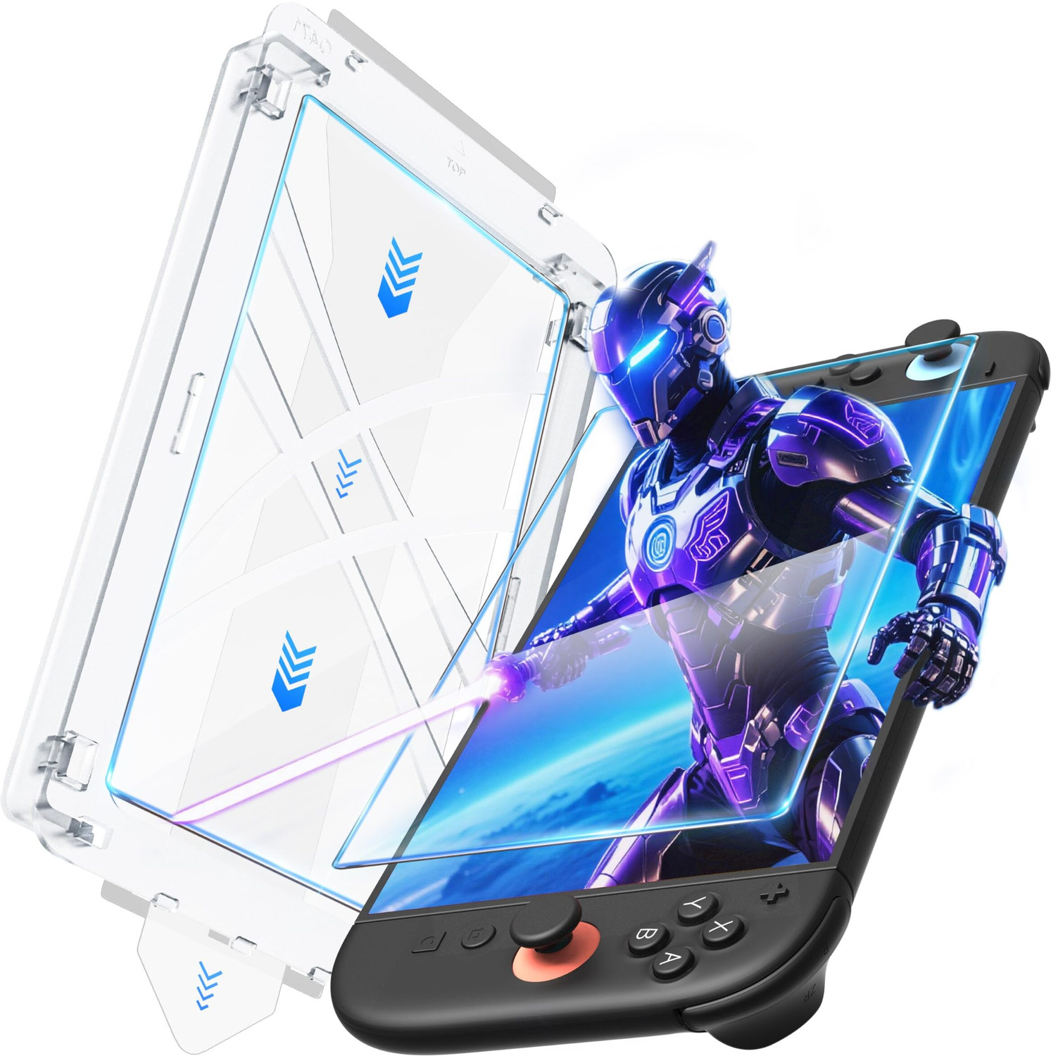 Image of OIVO INDIA HD Tempered Glass Screen Protector for Nintendo Switch 2 (8.7 Inch) Gaming Accessory Kit
