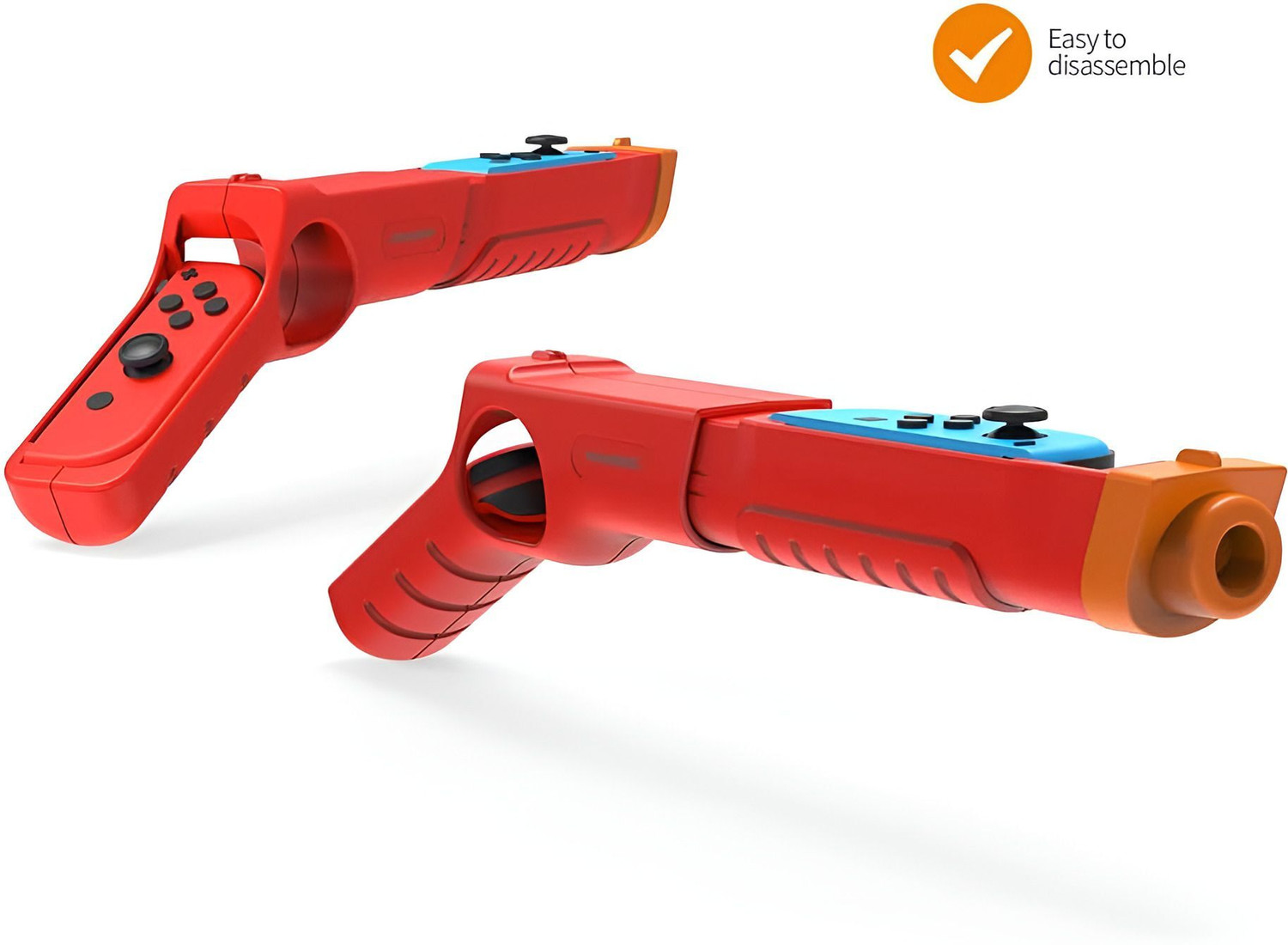 Image of HG WORLD Dobe Game Gun TNS-2137 For N-S, N-S OLED | Secure Fit | Ergonomic Design Gaming Accessory Kit