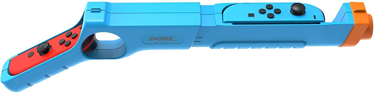 Image of HG WORLD Dobe Game Gun TNS-2137 For N-S, N-S OLED | Secure Fit | Ergonomic Design Gaming Accessory Kit