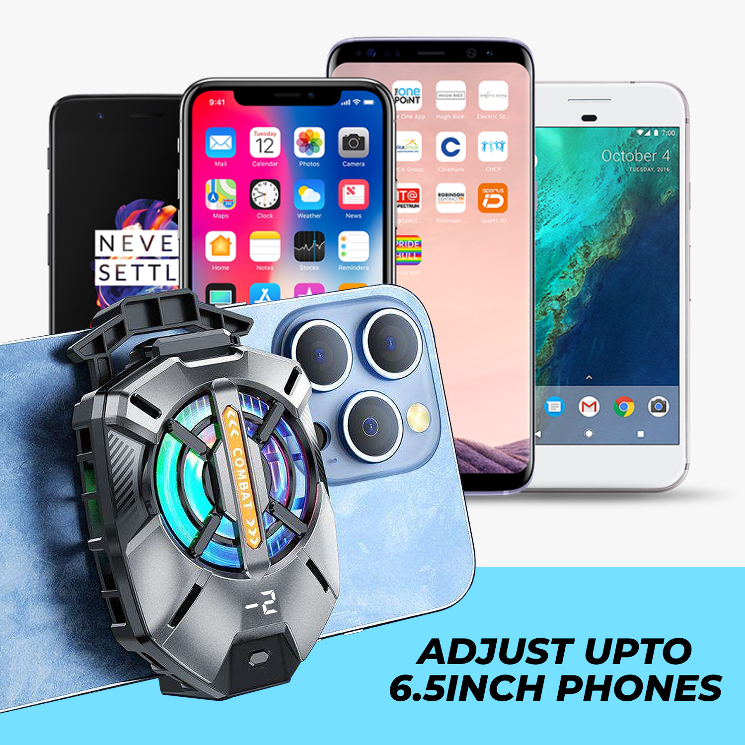 Image of WRADER Mobile Gaming Cooler for Long Gaming Sessions and Filming Gaming Accessory Kit