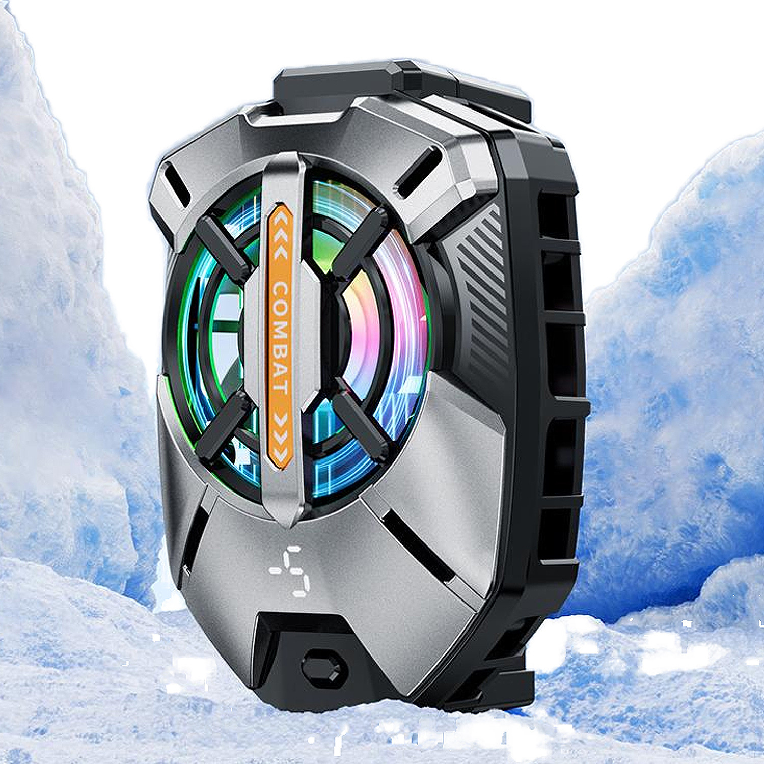 Image of MOOZMOB Semiconductor Phone Cooling Fan | Mobile Gaming Cooler for Gaming and Filming Gaming Accessory Kit