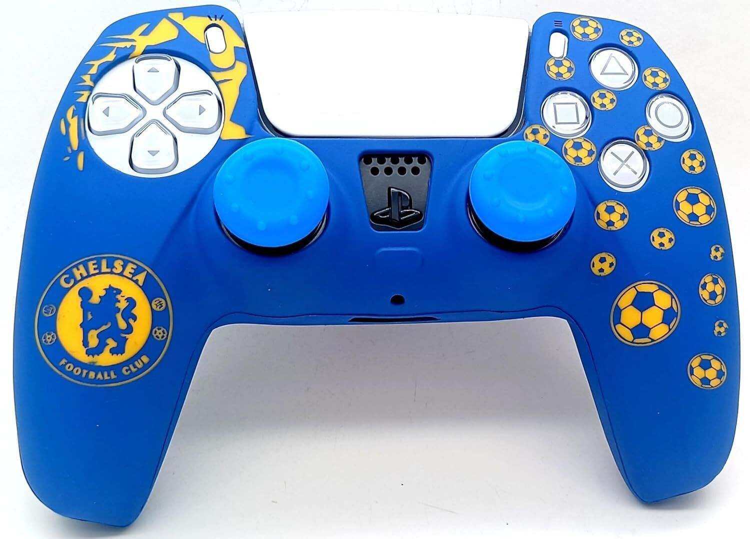 Image of HG WORLD PS5 Silicone Controller Case Cover Decorative, Protector Skin with Thumb Grips Gaming Accessory Kit