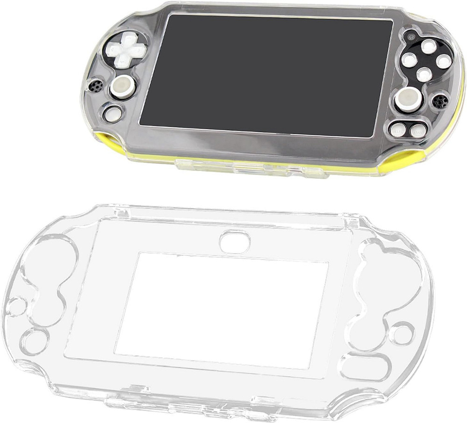 Image of TMG Protective Skin Case Cover for PS VITA Slim 2000 Mode (Crystal) Gaming Accessory Kit