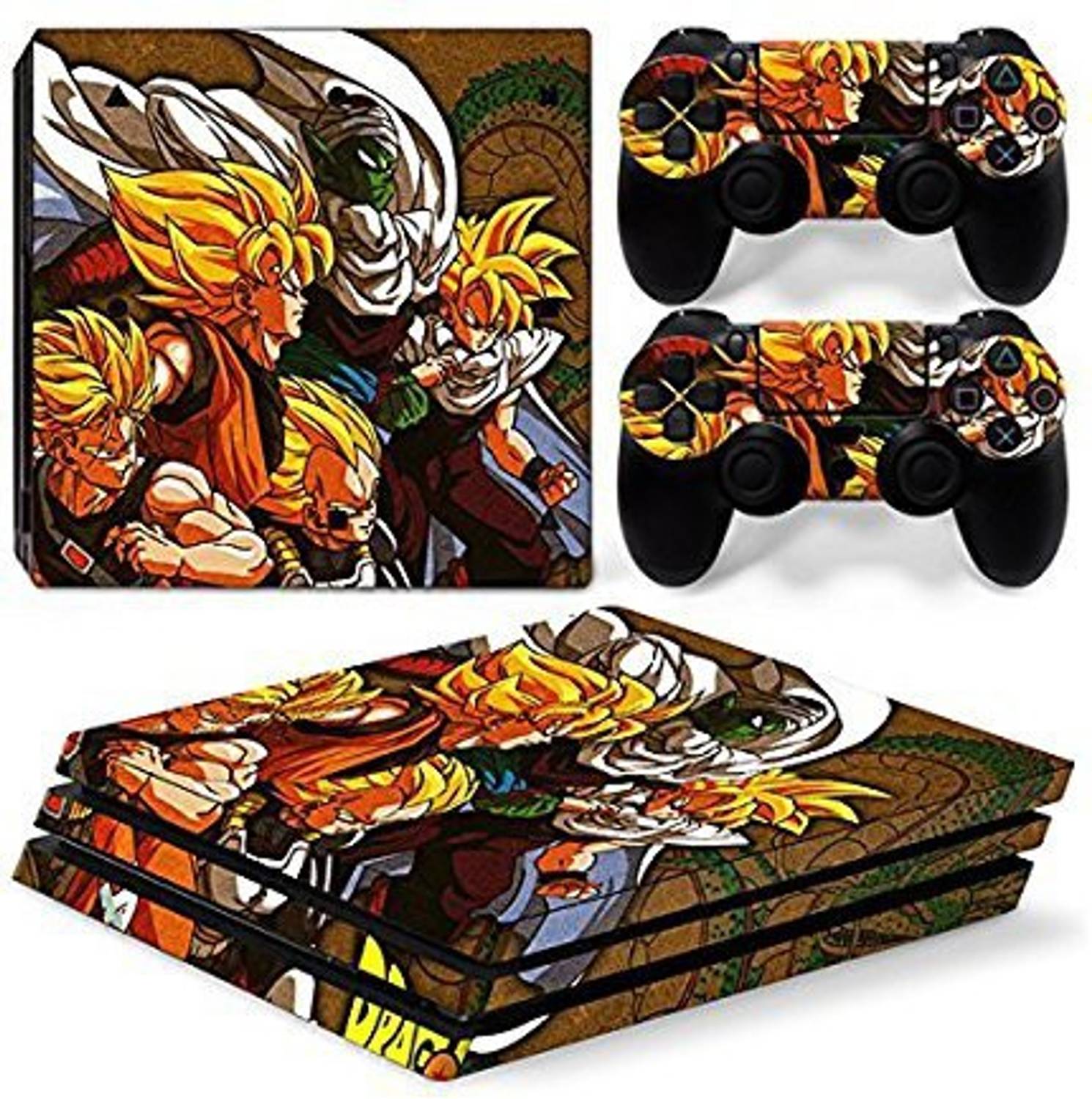 A1GRAPHIX Skin Sticker Cover for PS4 Pro Console and Controllers Y  Gaming Accessory Kit