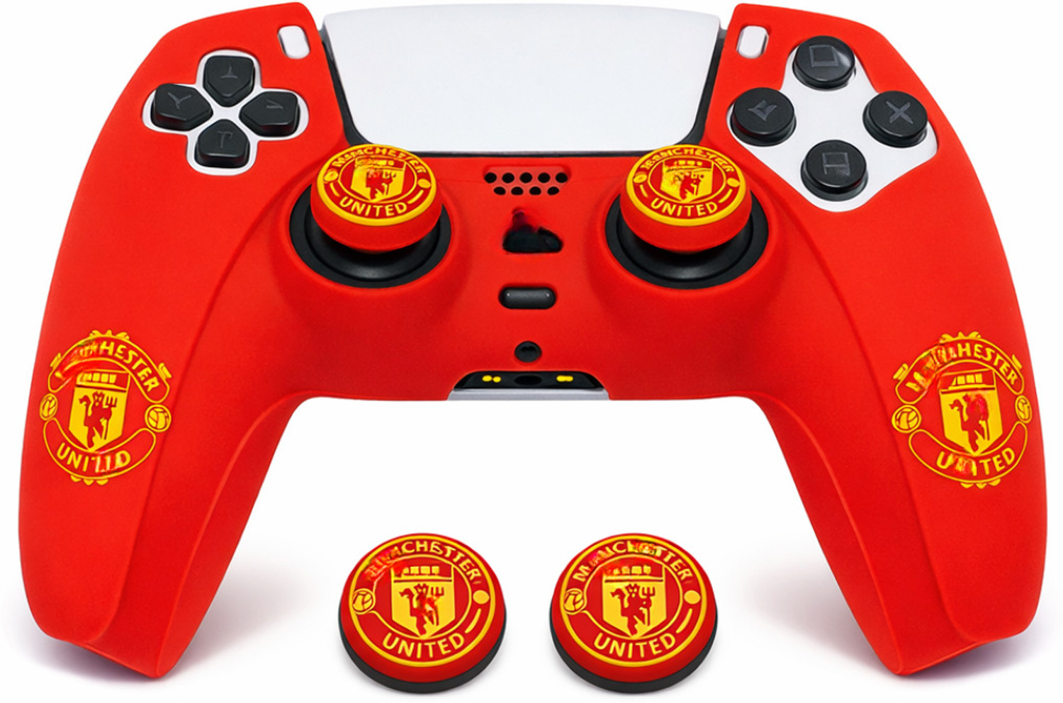 Image of TMG PS5 Controller Skin Football Club Design Silicone Case for PS5 Controller Gaming Accessory Kit