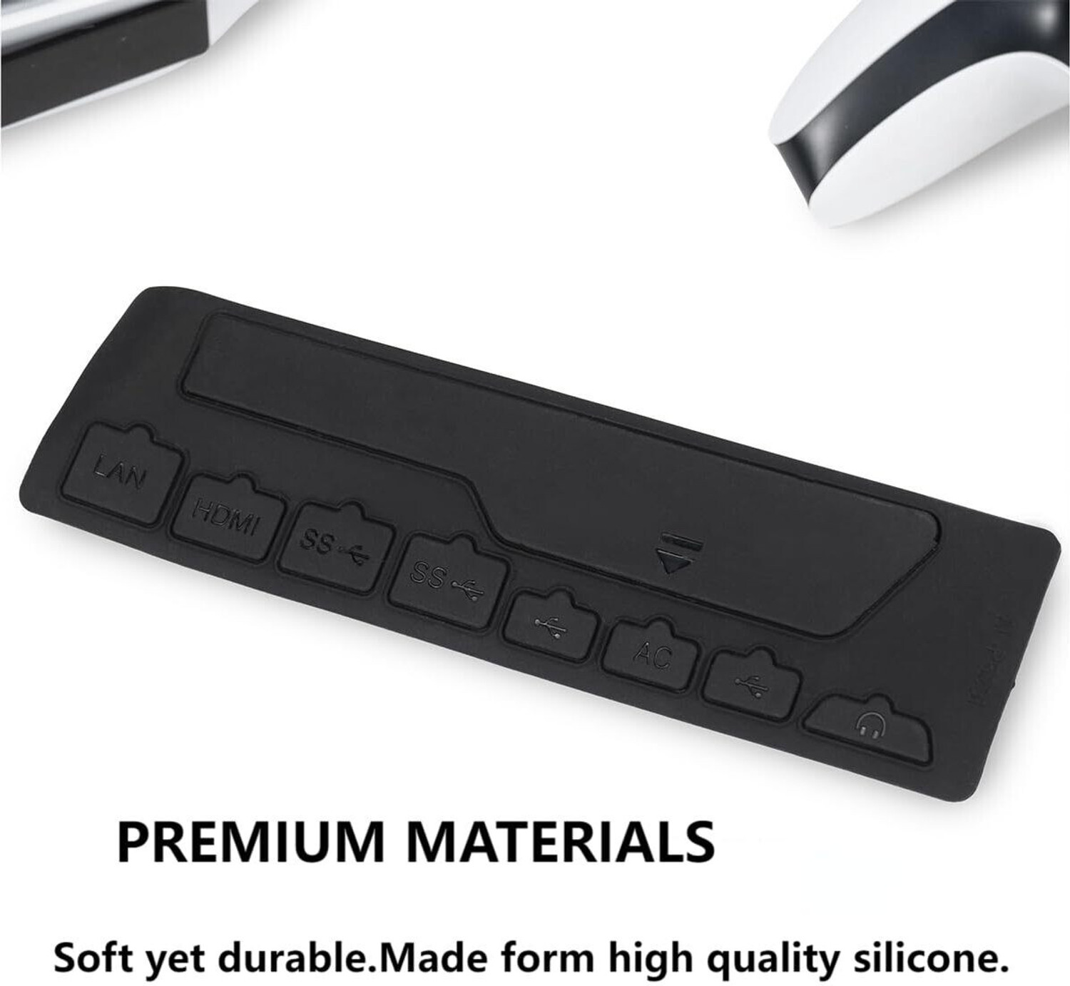 Image of OIVO INDIA Dust Plug for PS5,9Pcs Kit for Protector Antidust Cover PlayStation 5 / SLIM Gaming Accessory Kit