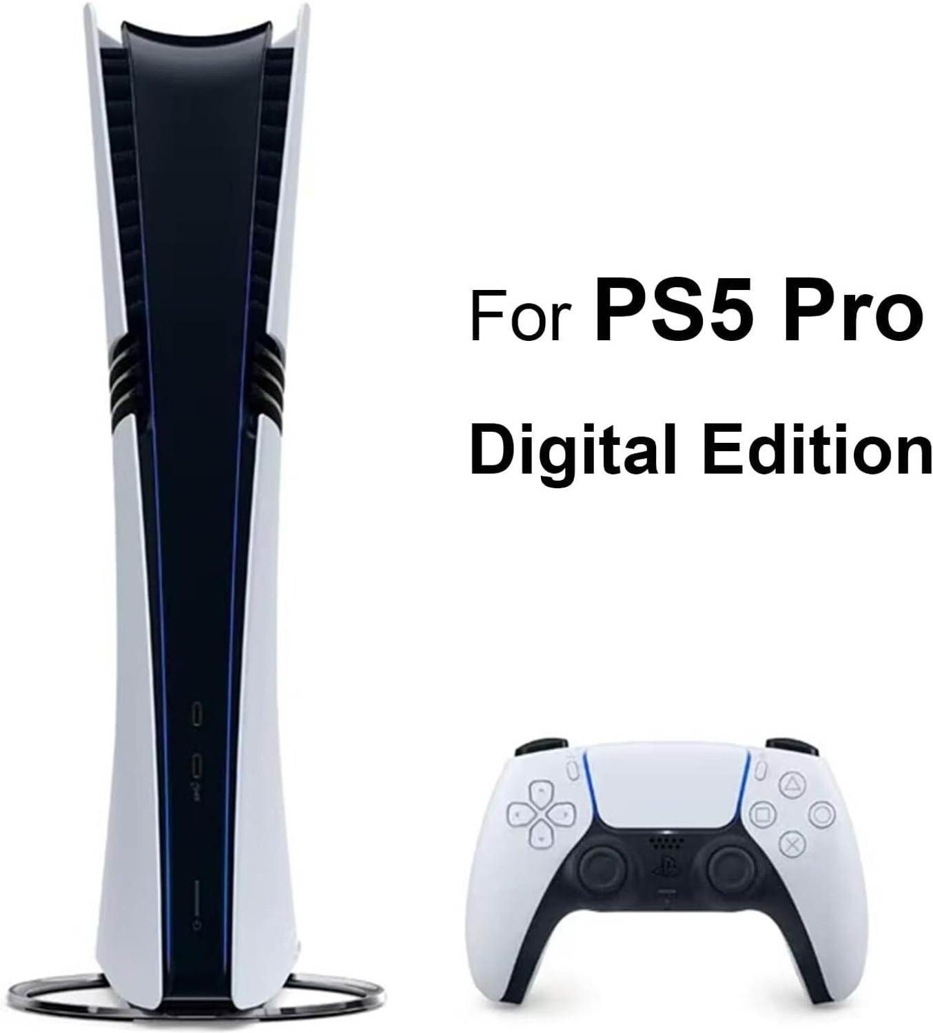 Image of DURWASHA PS5 Pro Disk Skin Protective Wrap Cover Vinyl Sticker Decals for /i Gaming Accessory Kit