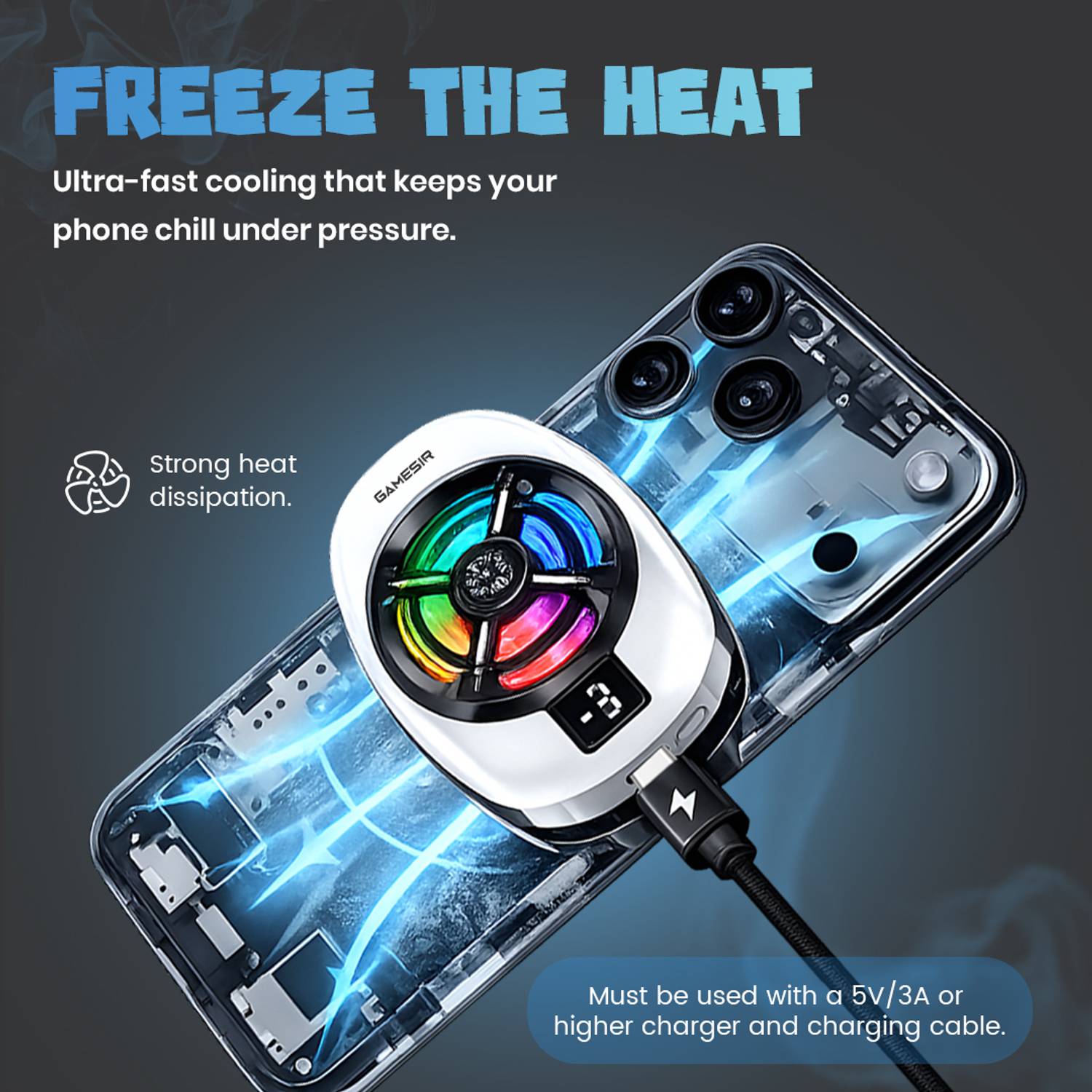 GameSir Gaming Mobile Semiconductor Cooling Fan - Image 2