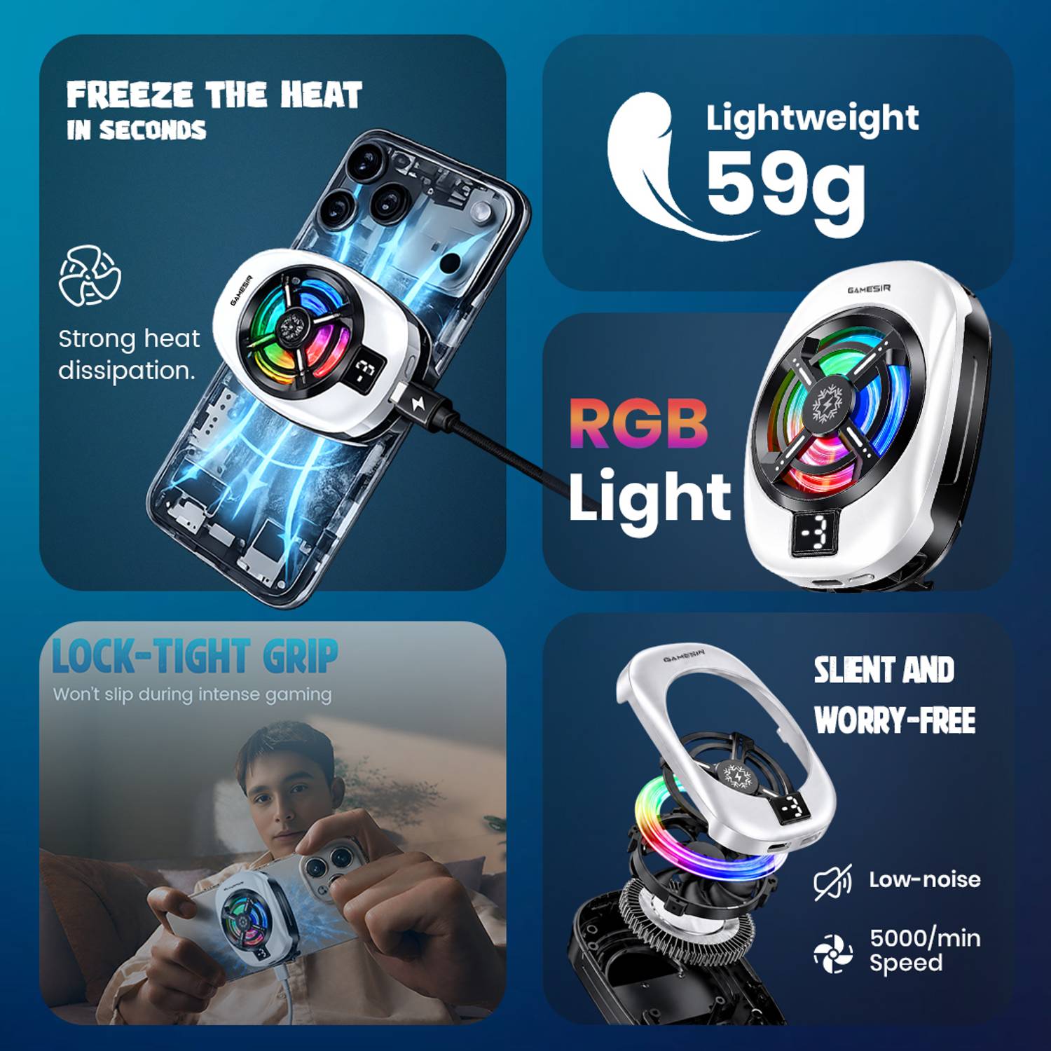 GameSir Gaming Mobile Semiconductor Cooling Fan - Image 5