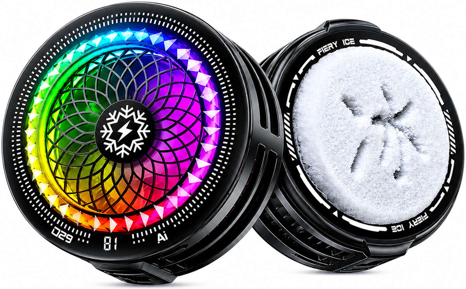 Image of GameSir Gaming Mobile Semiconductor Cooling. Fan with RGB Light, Clip Phone Cooler Gaming Accessory Kit