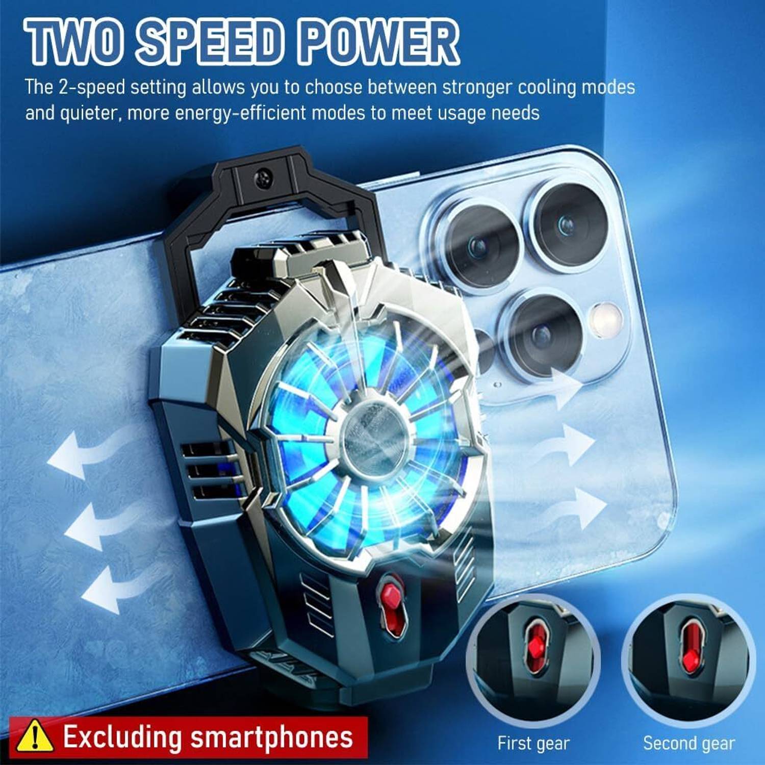 INVICTO Mobile Gaming Cooler Fan for Smartphones - Image 4