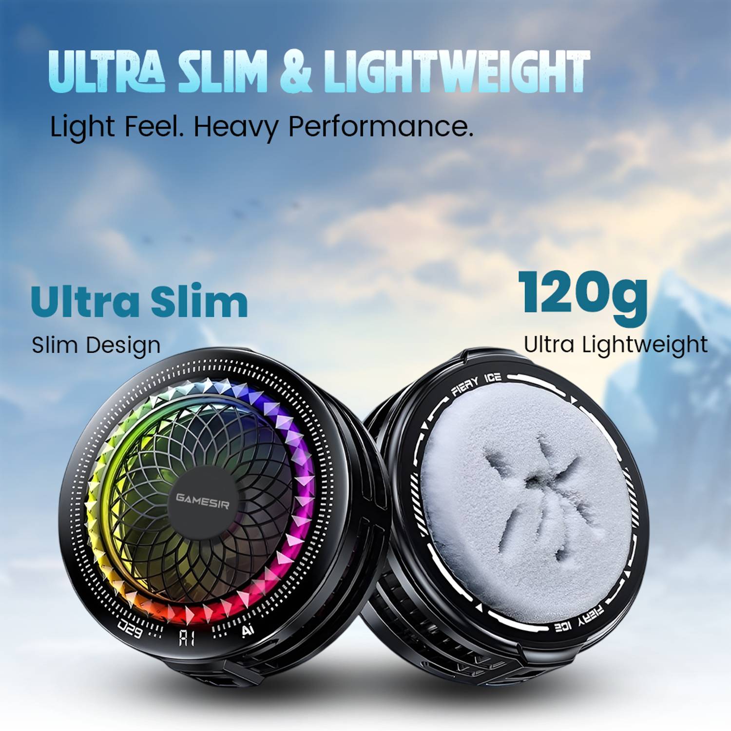 GameSir Gaming Mobile Cooling Fan with RGB Light - Image 2