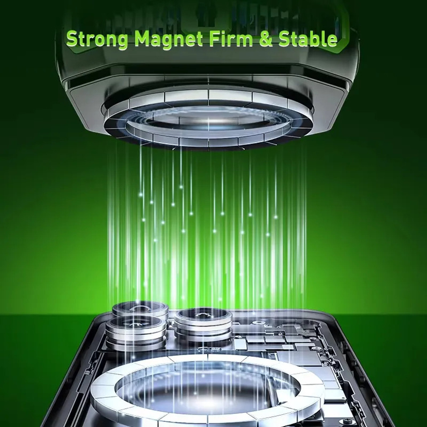 Image of Cubonic IceShield HK5 Pro Magnetic Snap-On Silent Beast AI Mode 1 Fan Ergonomic Cooling Pad with Adjustable Height