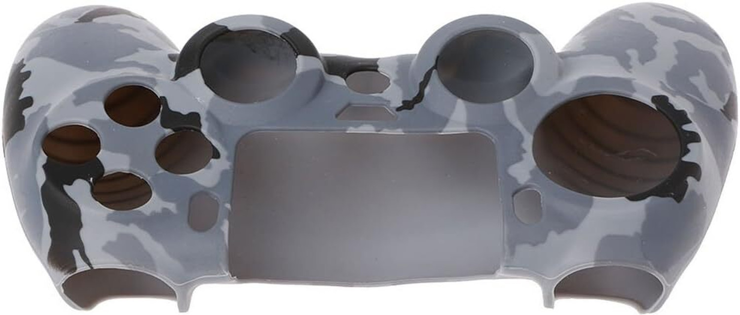 Image of HG WORLD PS4 Silicon Controller Case With Front Back Skin Shell Protection,Dust Proof Gaming Accessory Kit
