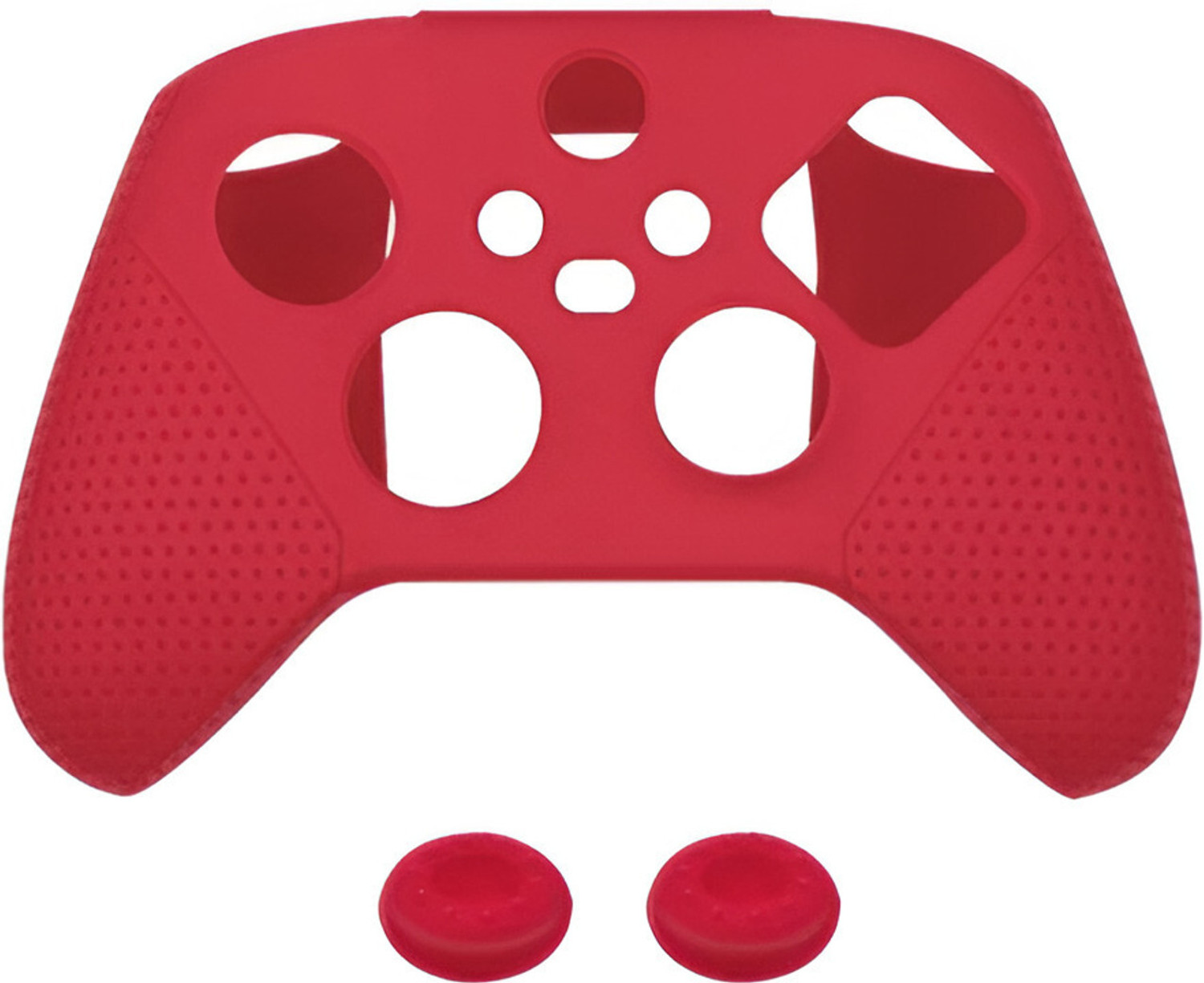 Image of HG WORLD Dobe Protective Suit For Xbox Series S|X,Silicon Case With Anti Slip Thumb Grips Gaming Accessory Kit