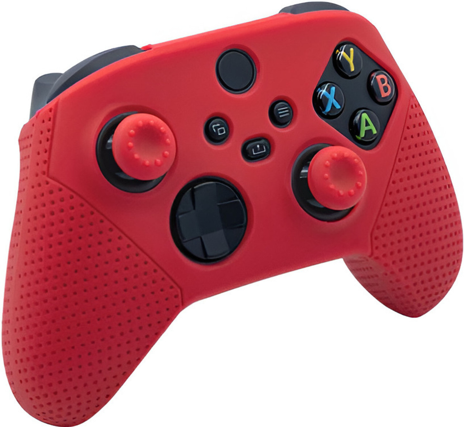 Image of HG WORLD Dobe Protective Suit For Xbox Series S|X,Silicon Case With Anti Slip Thumb Grips Gaming Accessory Kit
