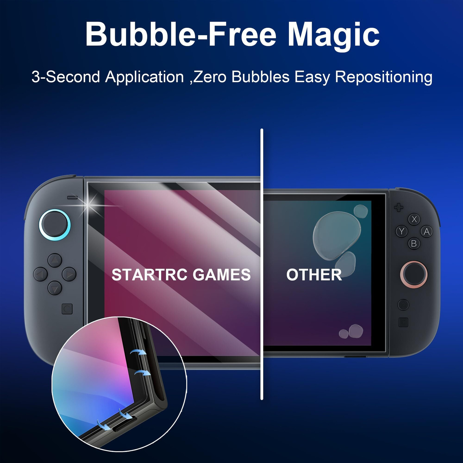 Image of OIVO INDIA HD Tempered Glass Screen Protector for Nintendo Switch 2 (8.7 Inch) Gaming Accessory Kit