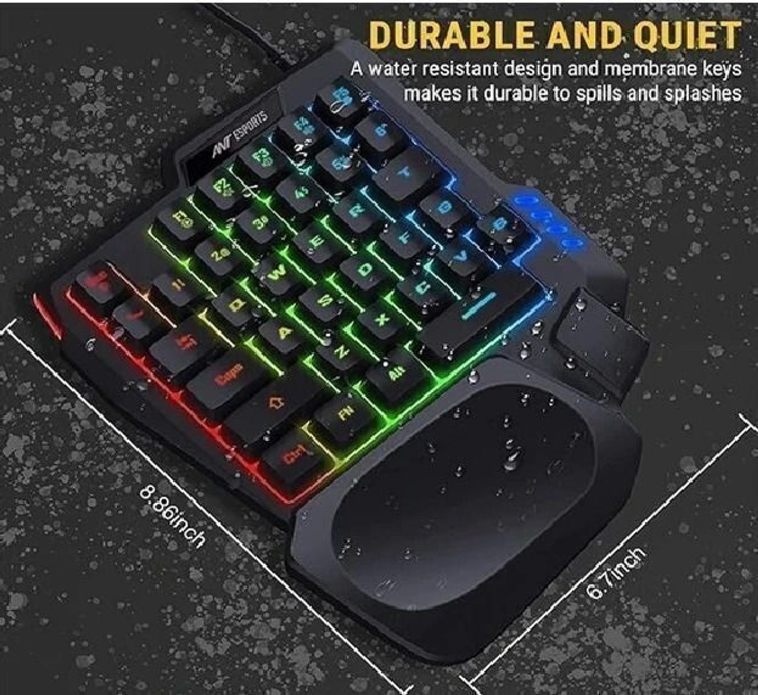 Image of HG WORLD Gaming Keyboard Mouse Converter 4 in 1 Mobile Game Combo Pack Gaming Accessory Kit