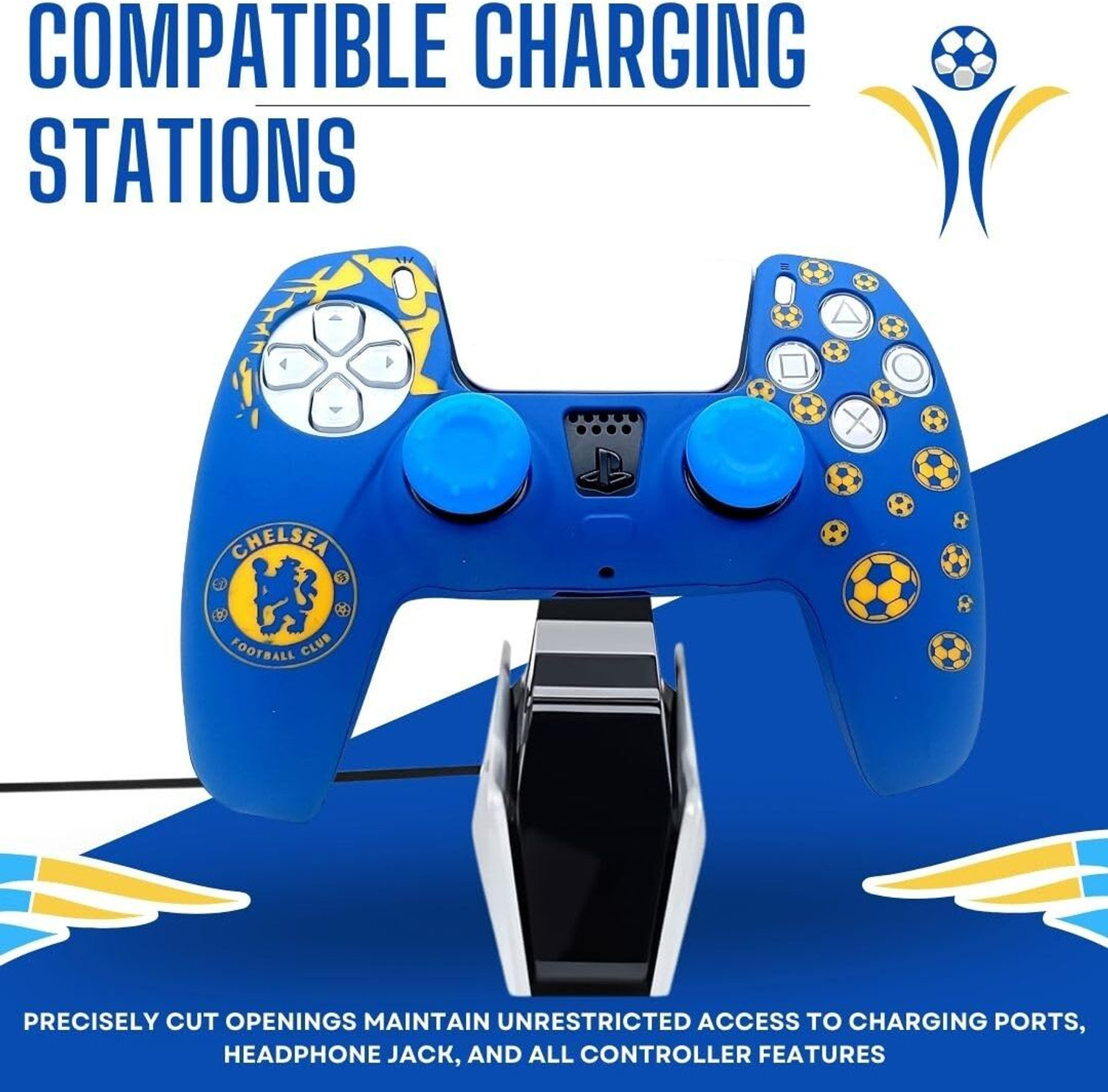 Image of HG WORLD Glove Silicon Case Controller CASCHSA Thumb Grip For Playstation PS4|PS5 Remote Gaming Accessory Kit