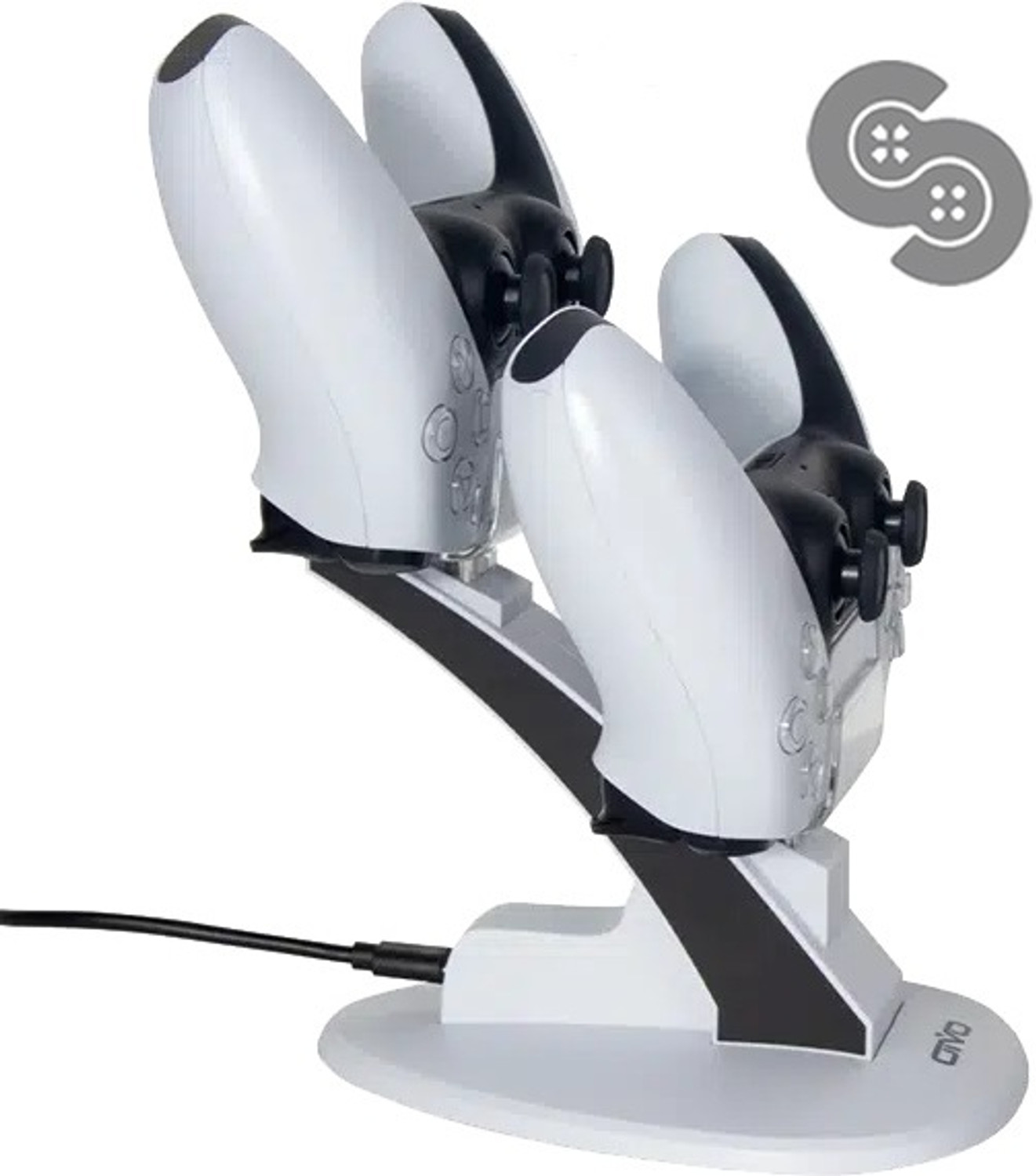 Image of HG WORLD OIVO Fast Charging Dock IV-P5234 PS5 Dualsense Controller With Dual Ports Stand Gaming Accessory Kit